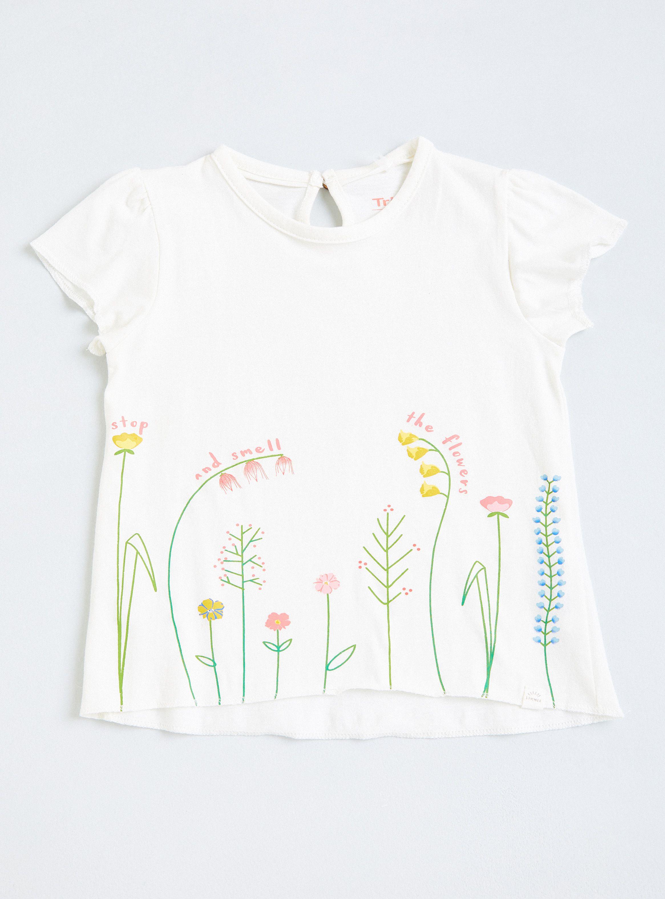 Polera Print Frontal Cuello Redondo-0