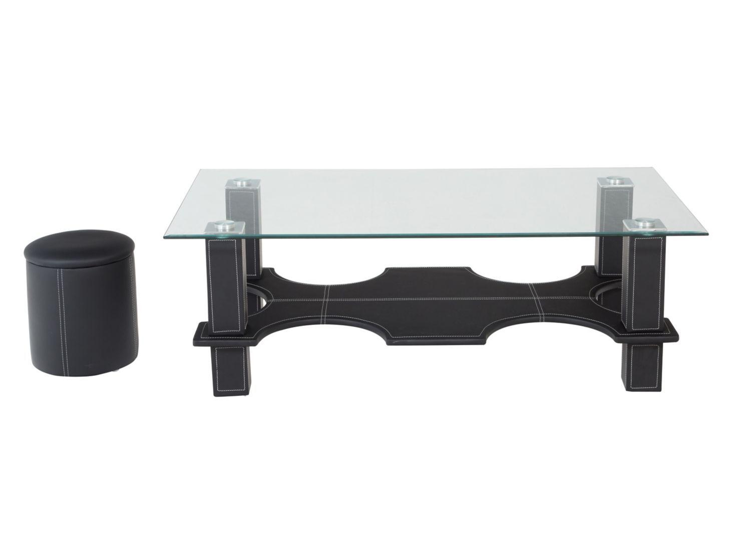 Mesa de Centro 70x130 cm Forest 6 Pisos Black-3