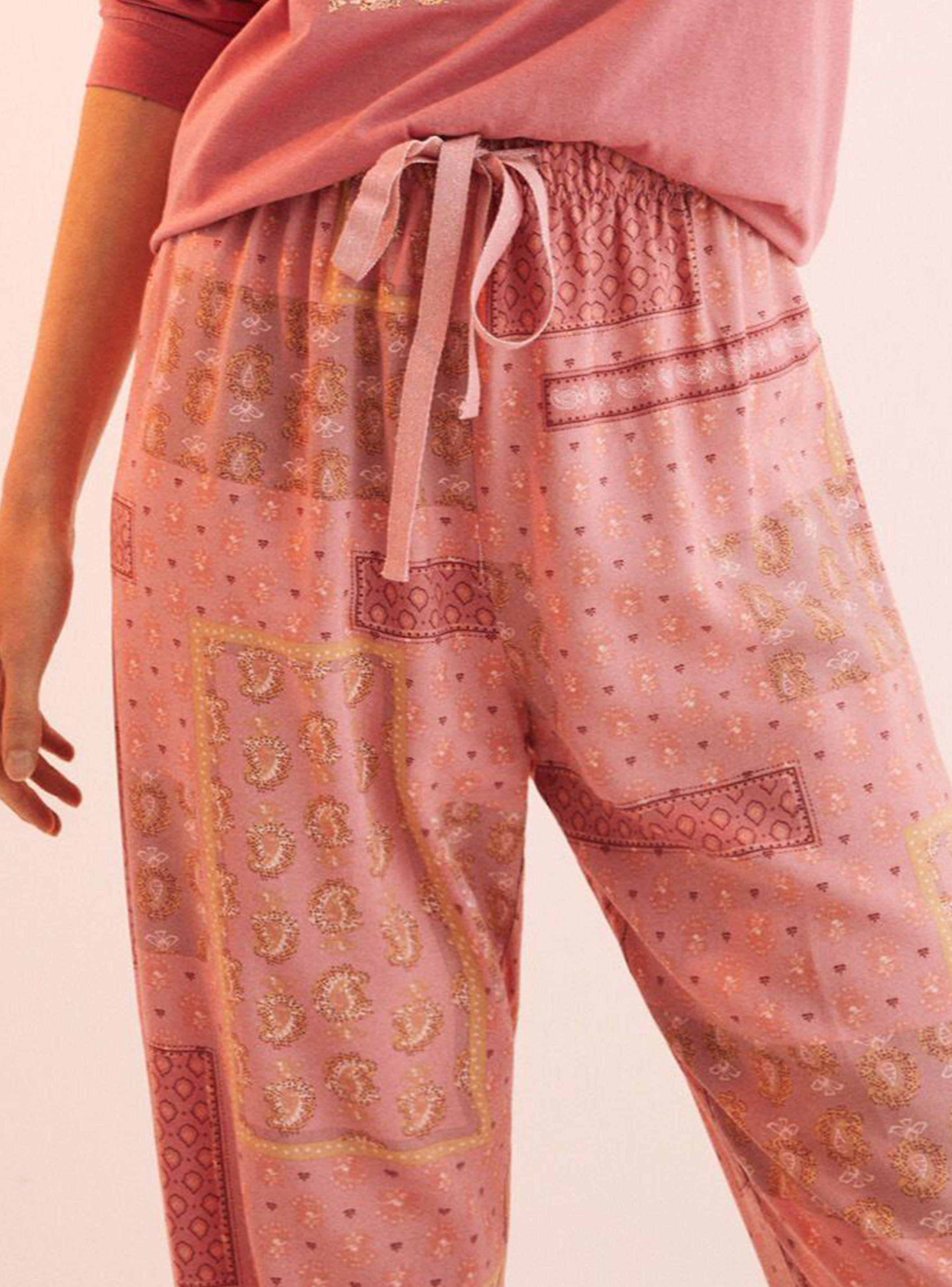Pantalón Largo Estampado Bandana-1
