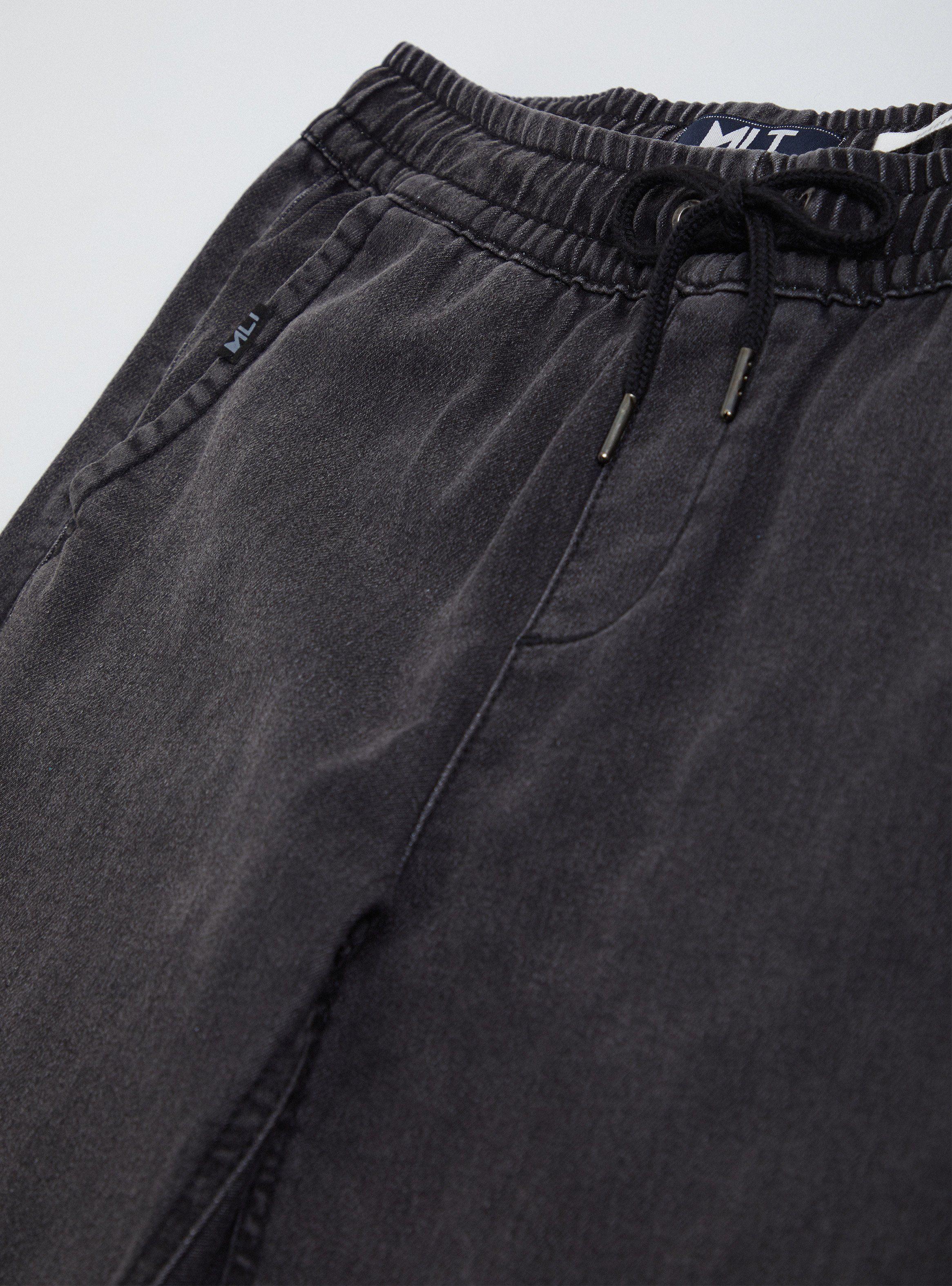Jeans Cómodo Cintura Elasticada-3