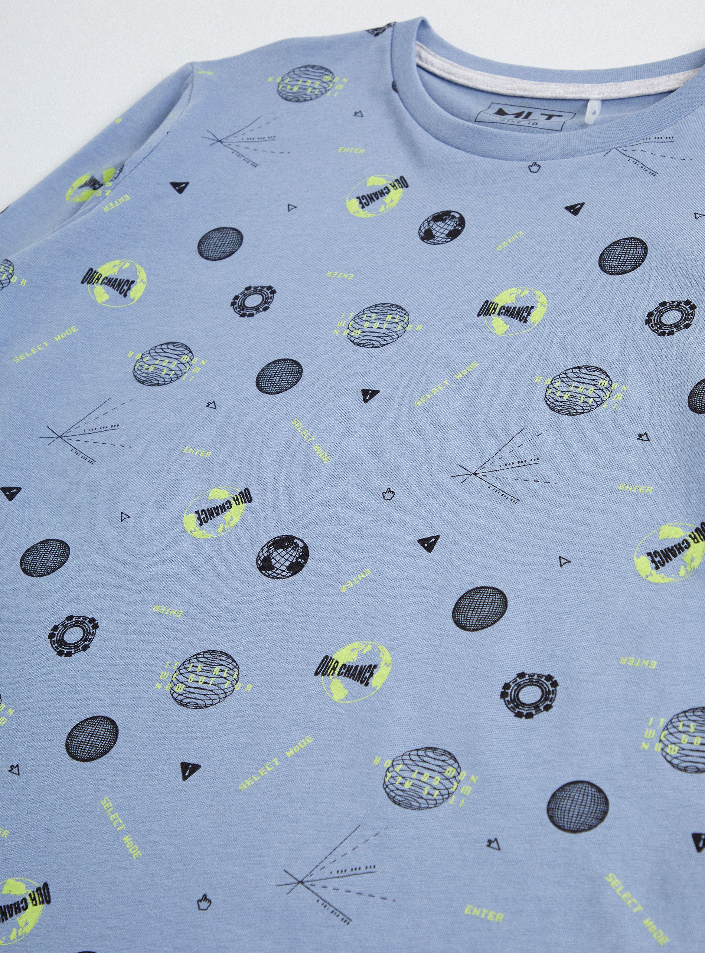 Polera Doble Manga con Estampados-3