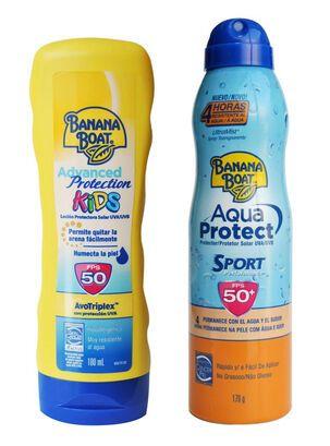 Set Aqua Protect + Advanced Protection Kids Banana Boat-0