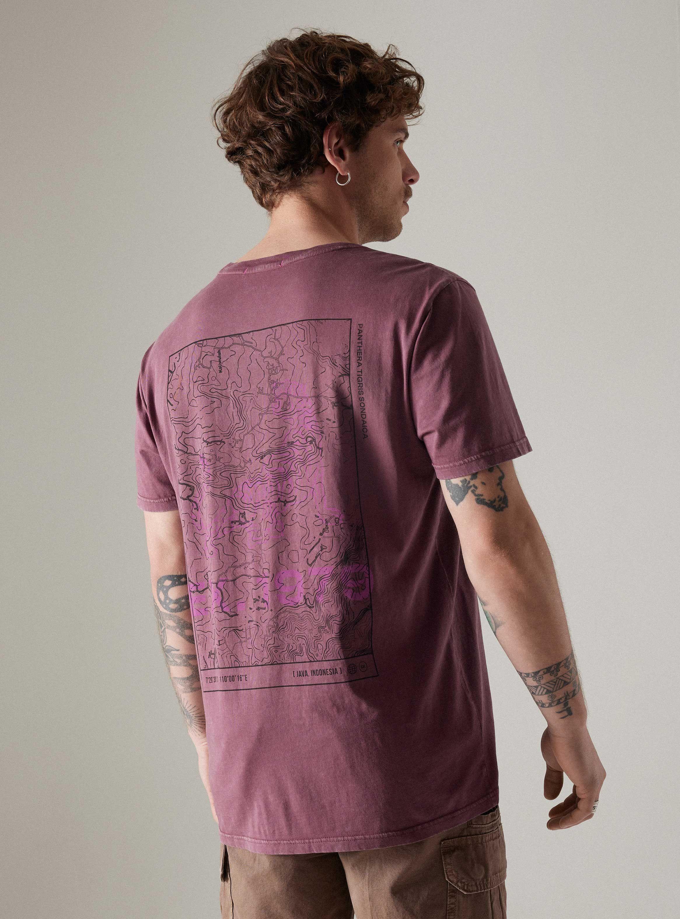 Polera Estampado Espalda Especies Extintas Color-1