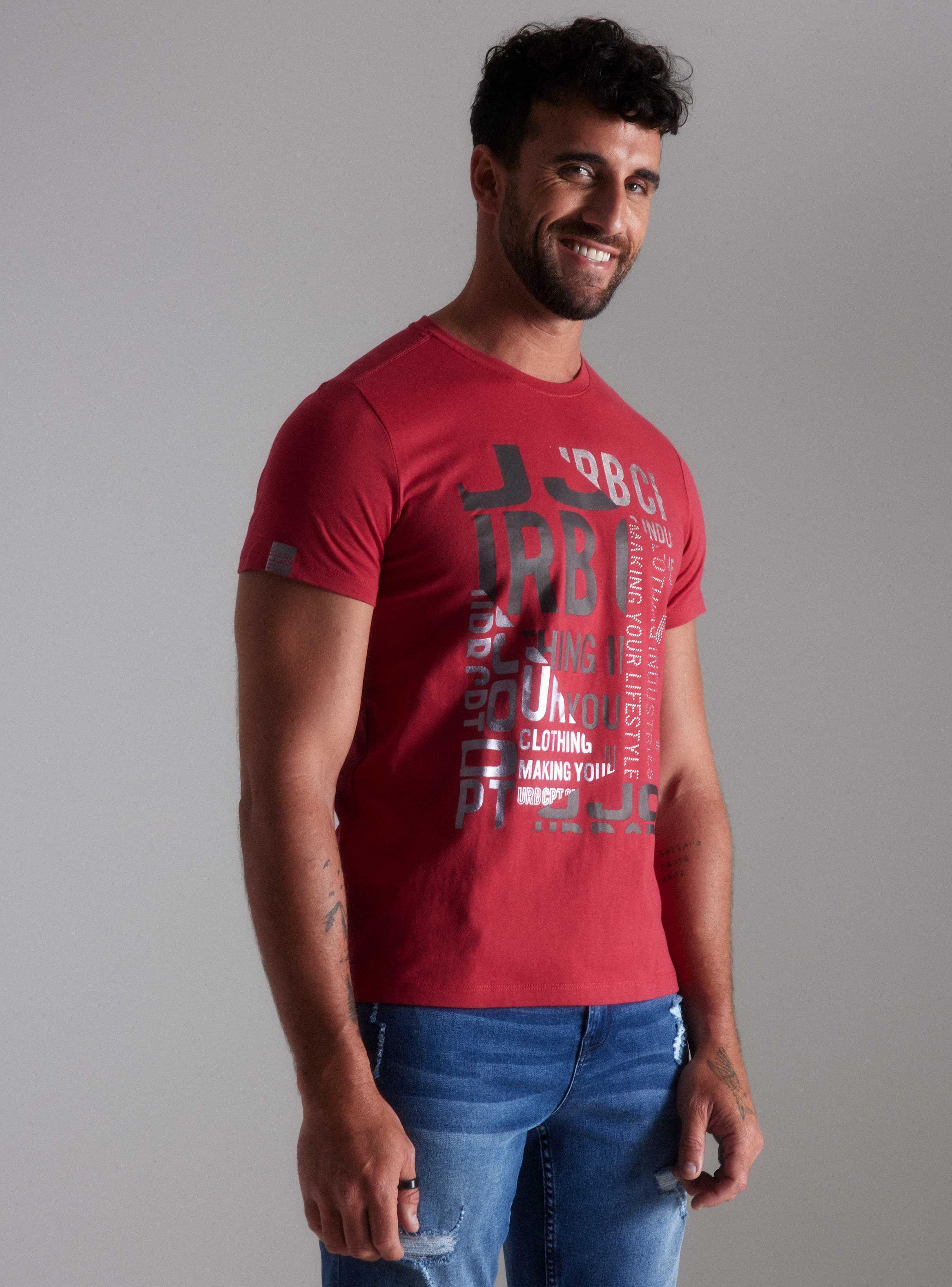 Polera Estampado Multitécnica Brillante-0