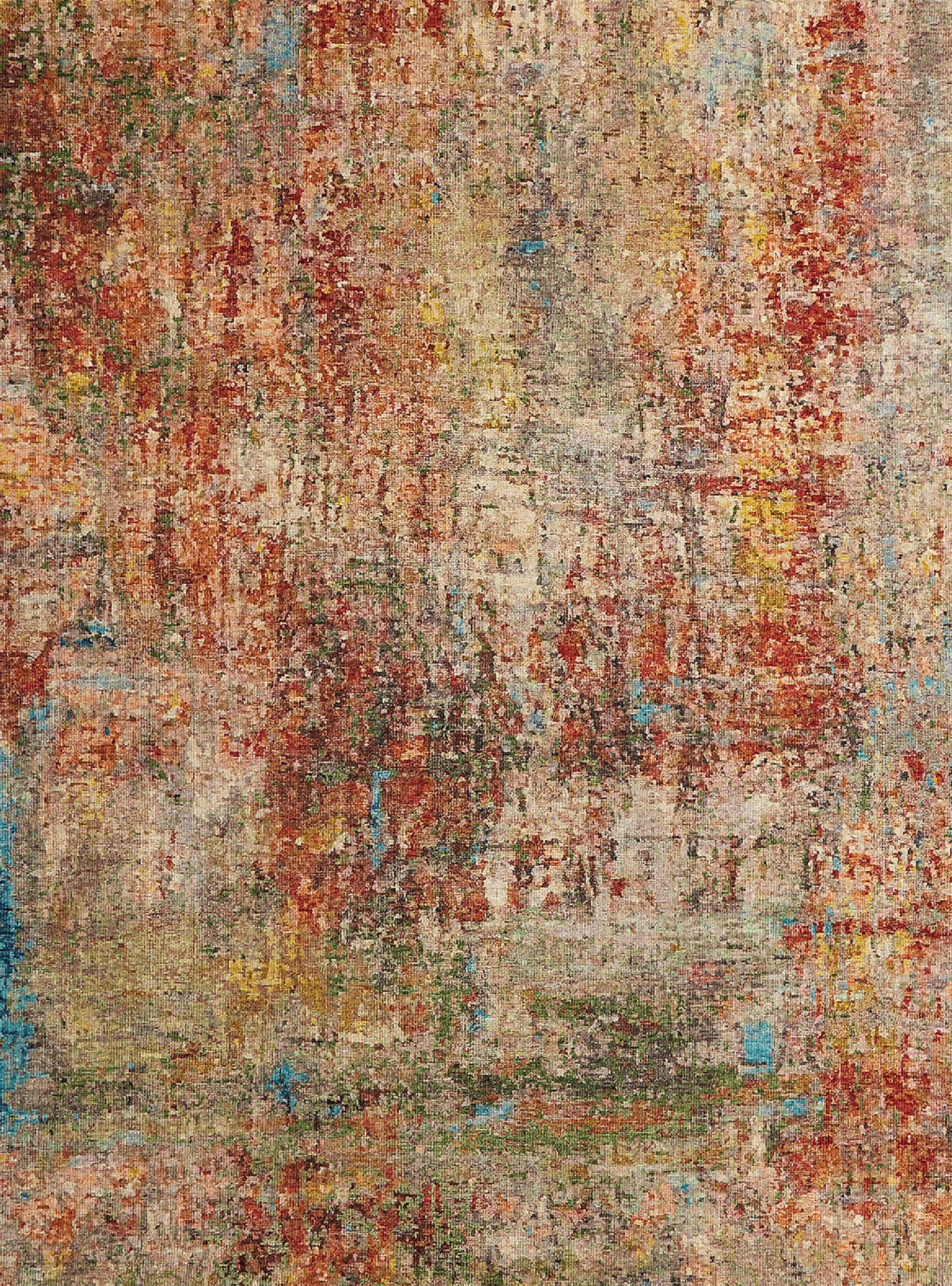 Alfombra Niagara Naranjo 80x120 cm-2