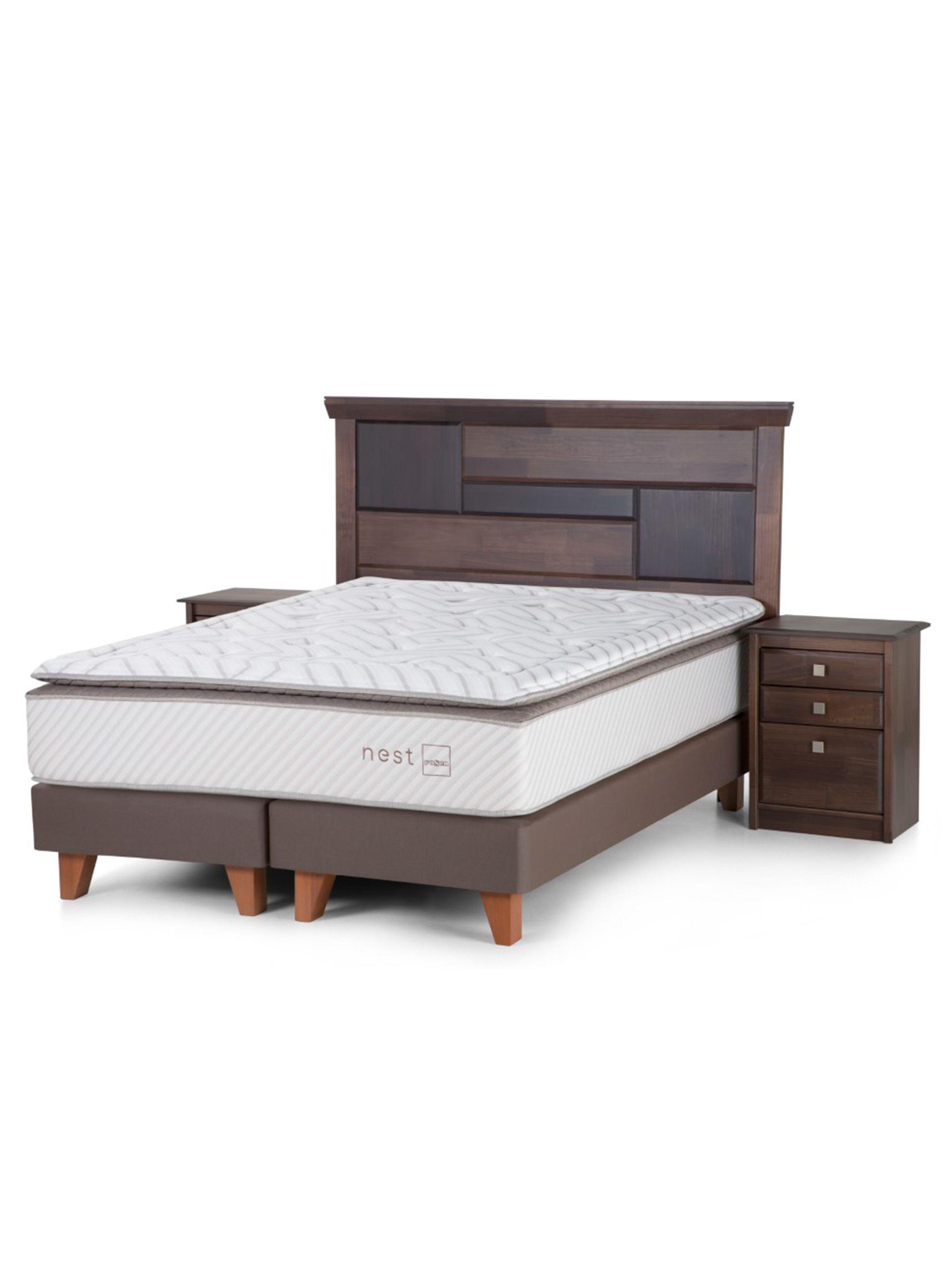 Box Spring Nest King + Set Muebles Domenico-0