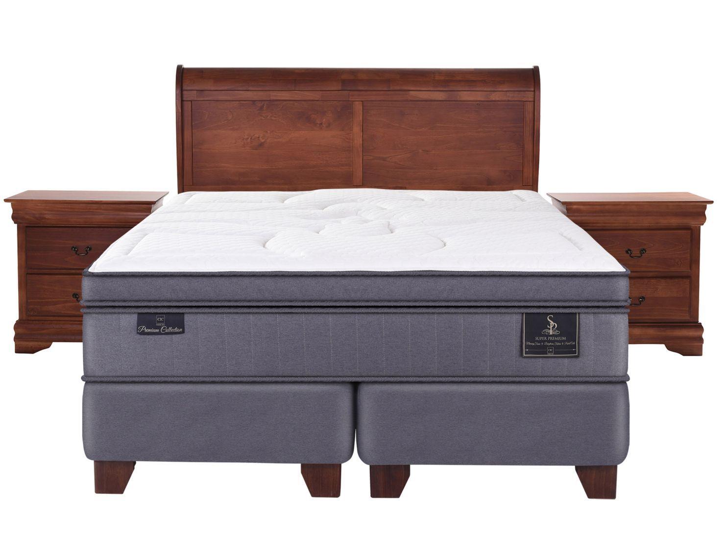 Box Spring Super Premium King Mini Carro + Set Miró-1