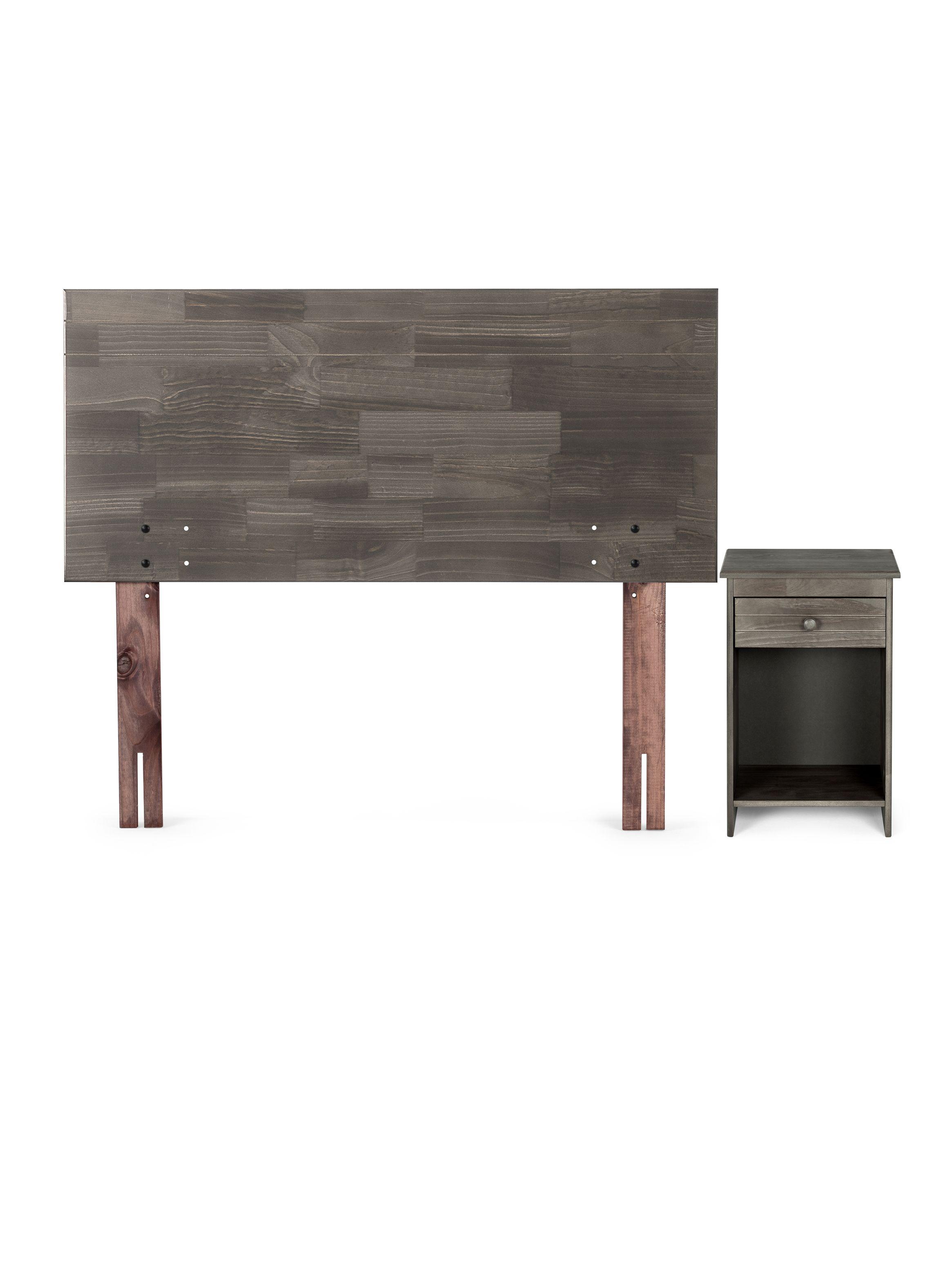 Cama Europea Pratta 1.5 Plazas + Set de Muebles Tabor-2