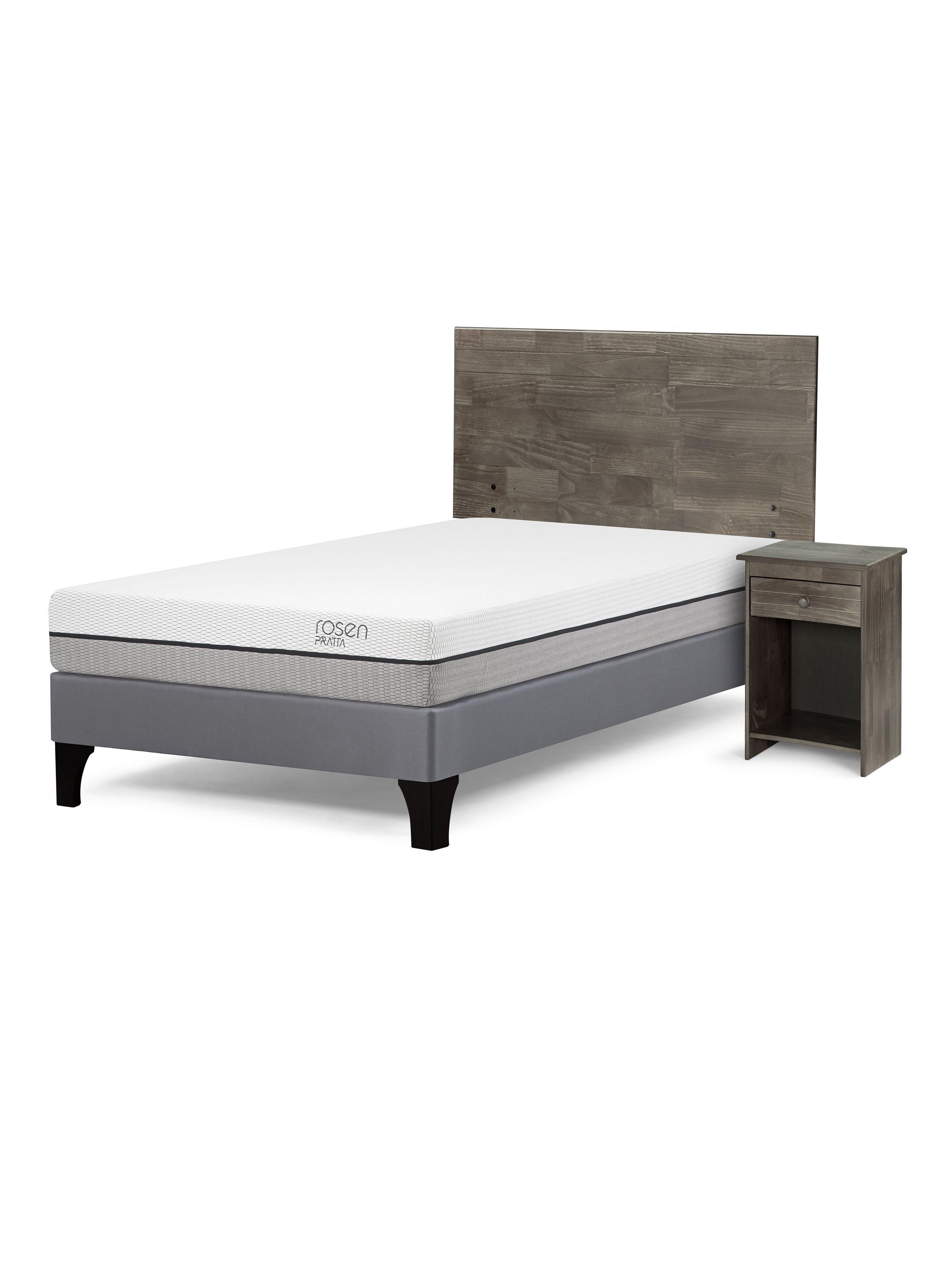 Cama Europea Pratta 1.5 Plazas + Set de Muebles Tabor-0