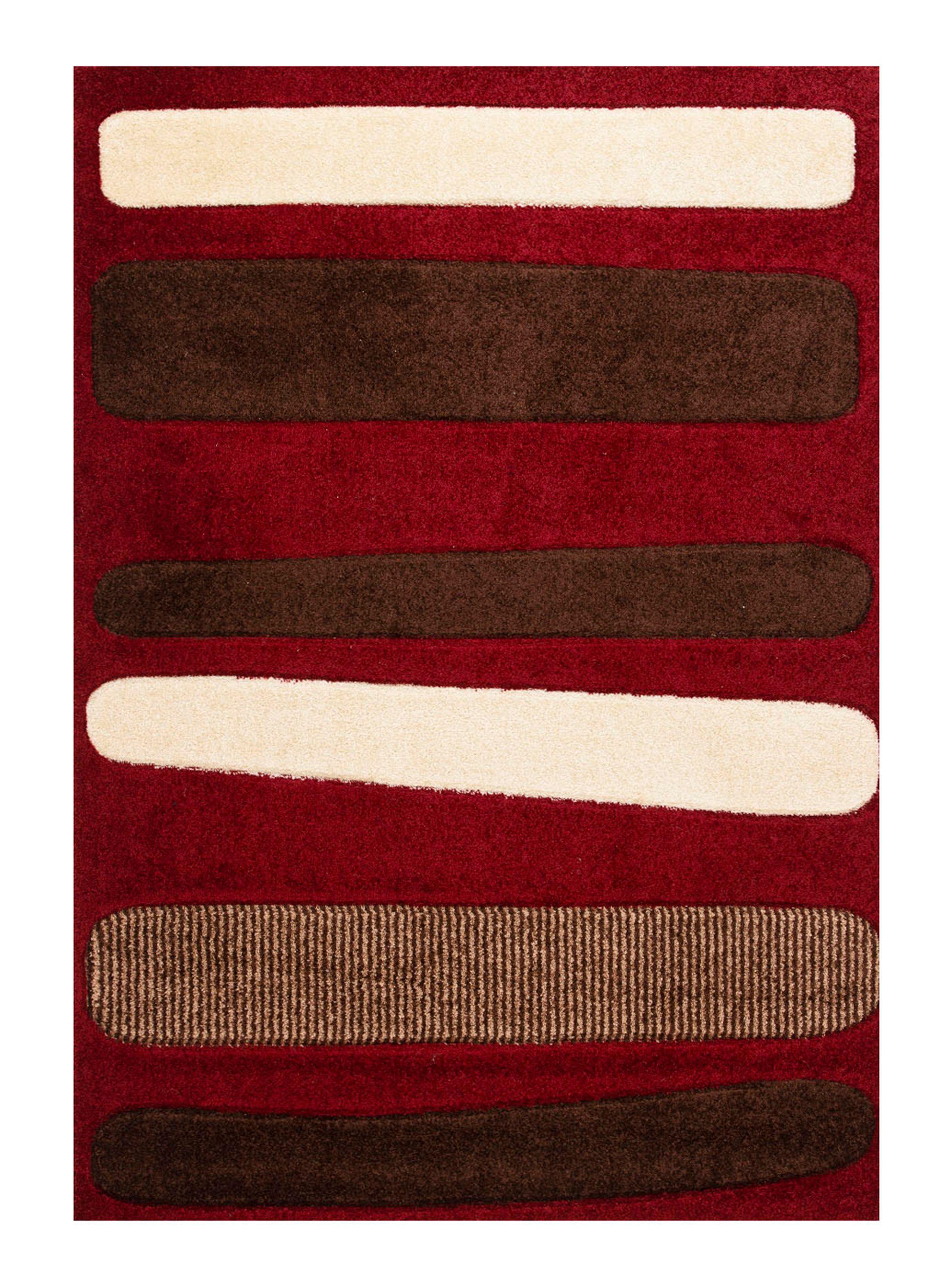 Alfombra Hawaii-Viscelado Rojo 150x220 cm-0