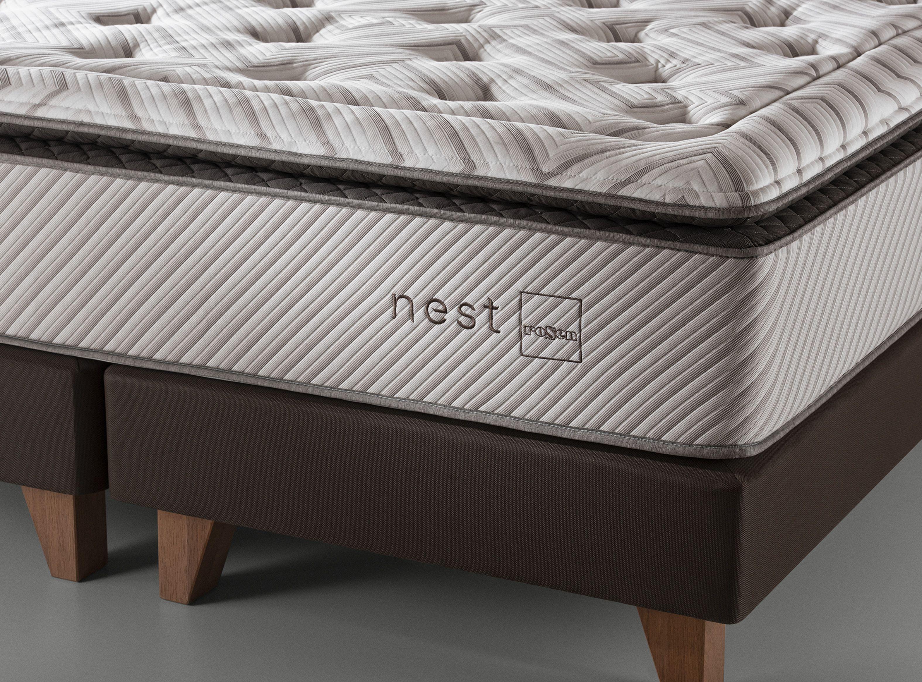 Cama Europea Nest King + Almohadas Memory Max-2