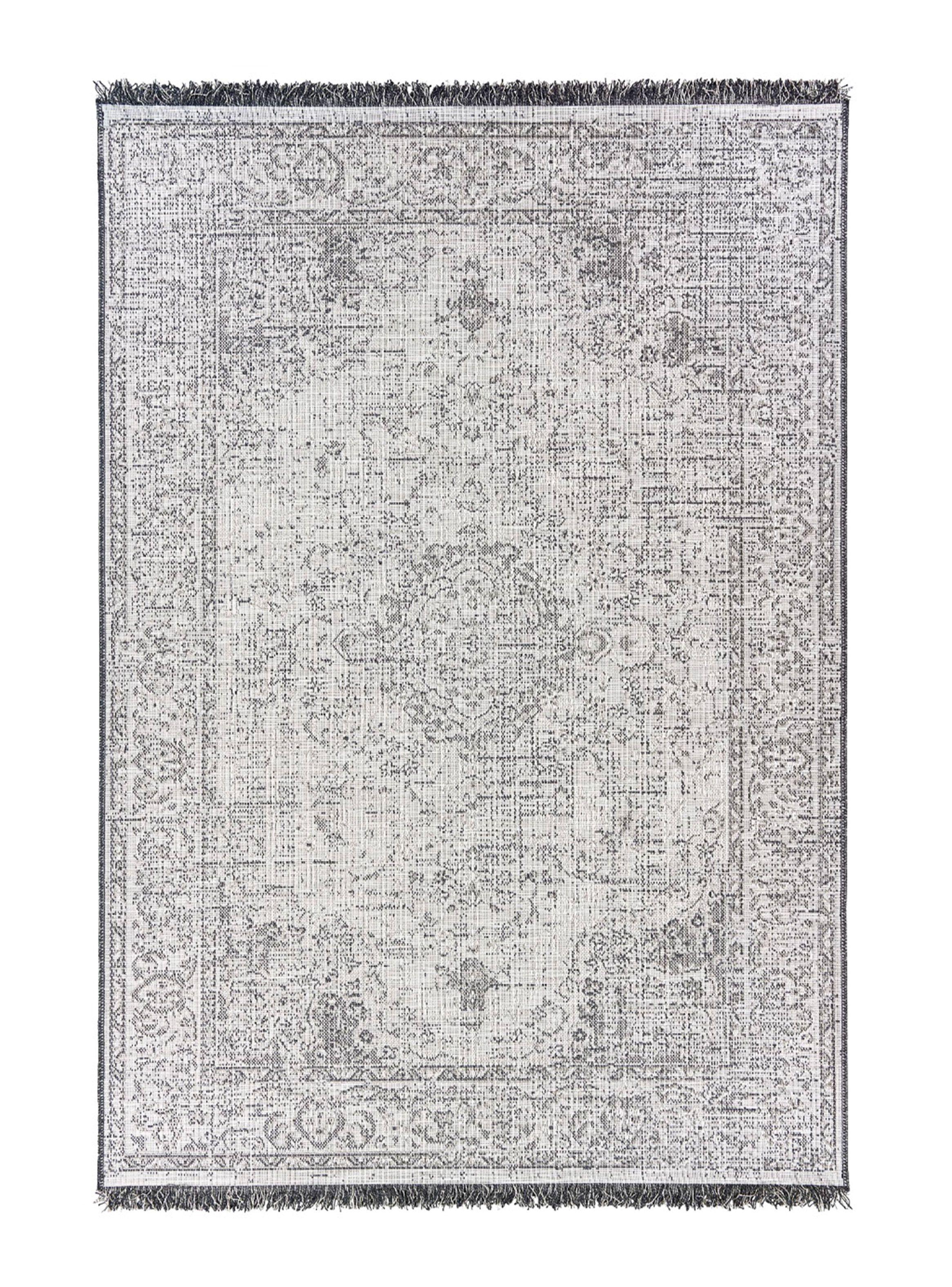 Alfombra London Gris/Crema 160x230 cm-0