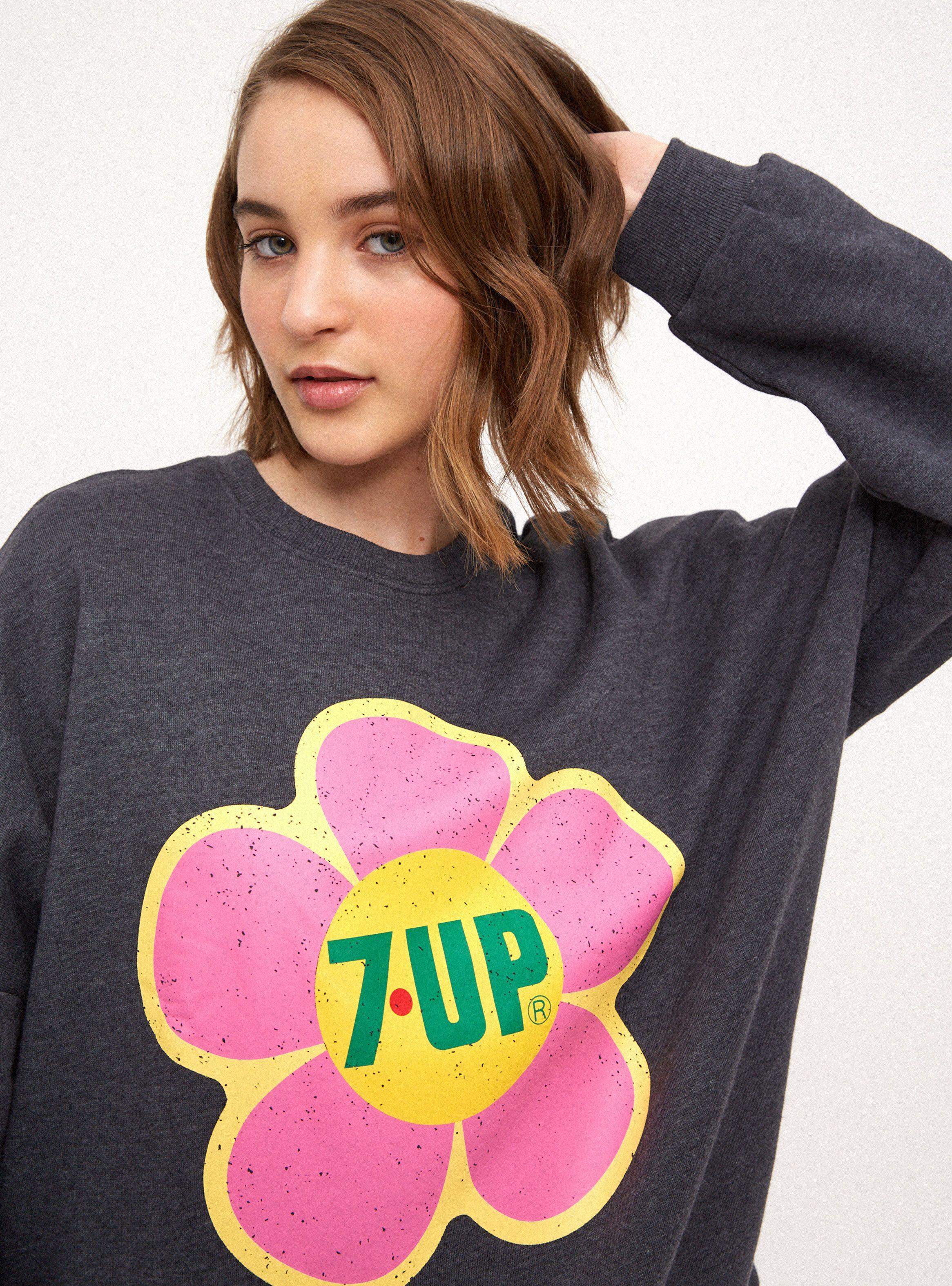 Polerón Estampado Vintage 7up-2