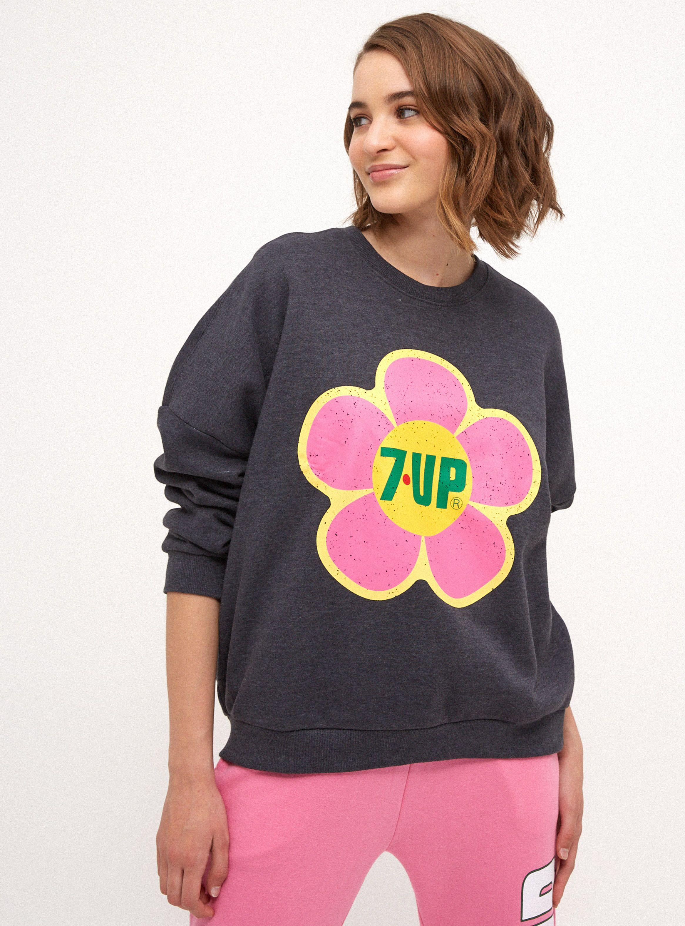 Polerón Estampado Vintage 7up-0