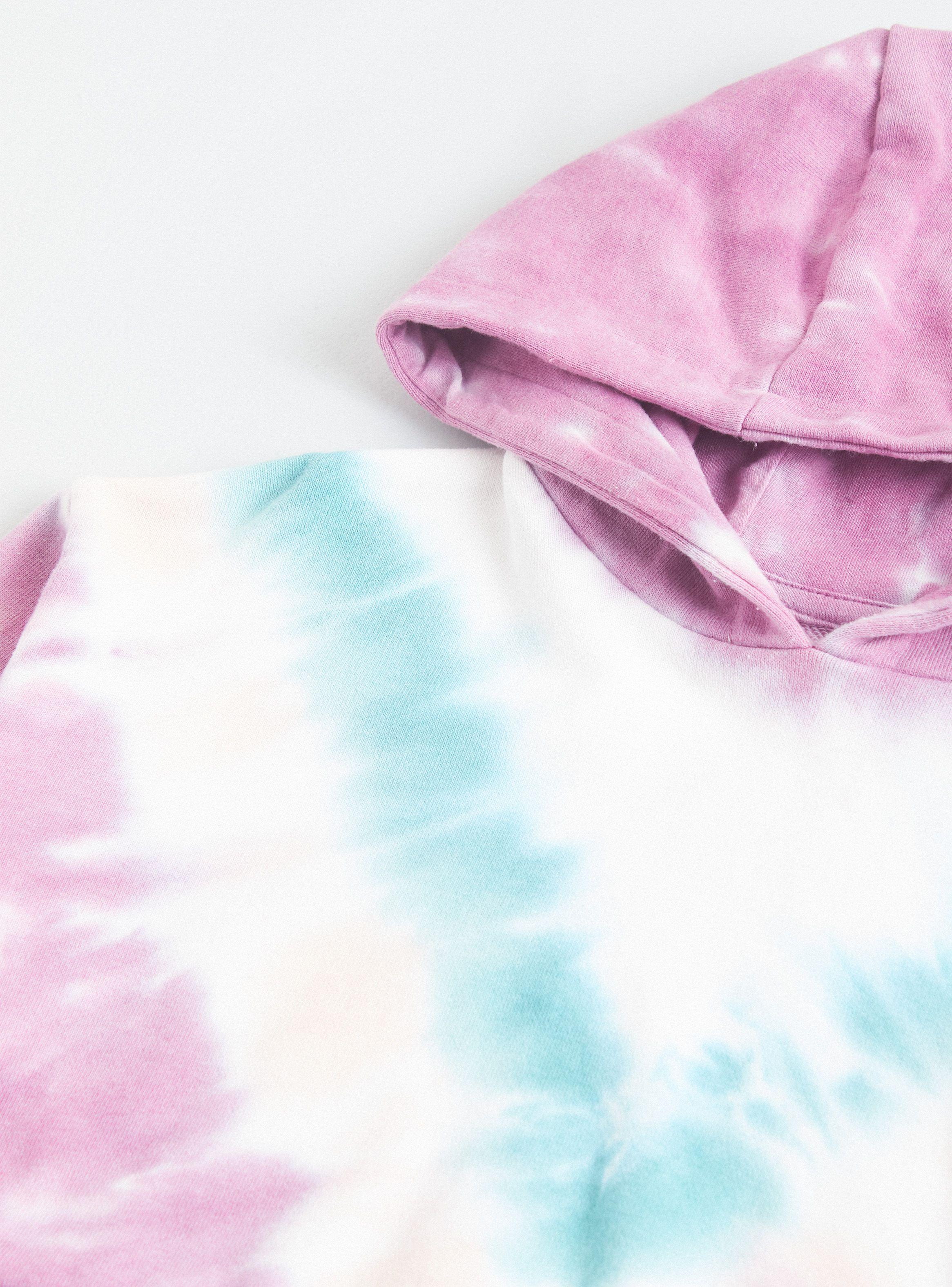 Polerón Tie Dye con Capucha y Vuelos-2