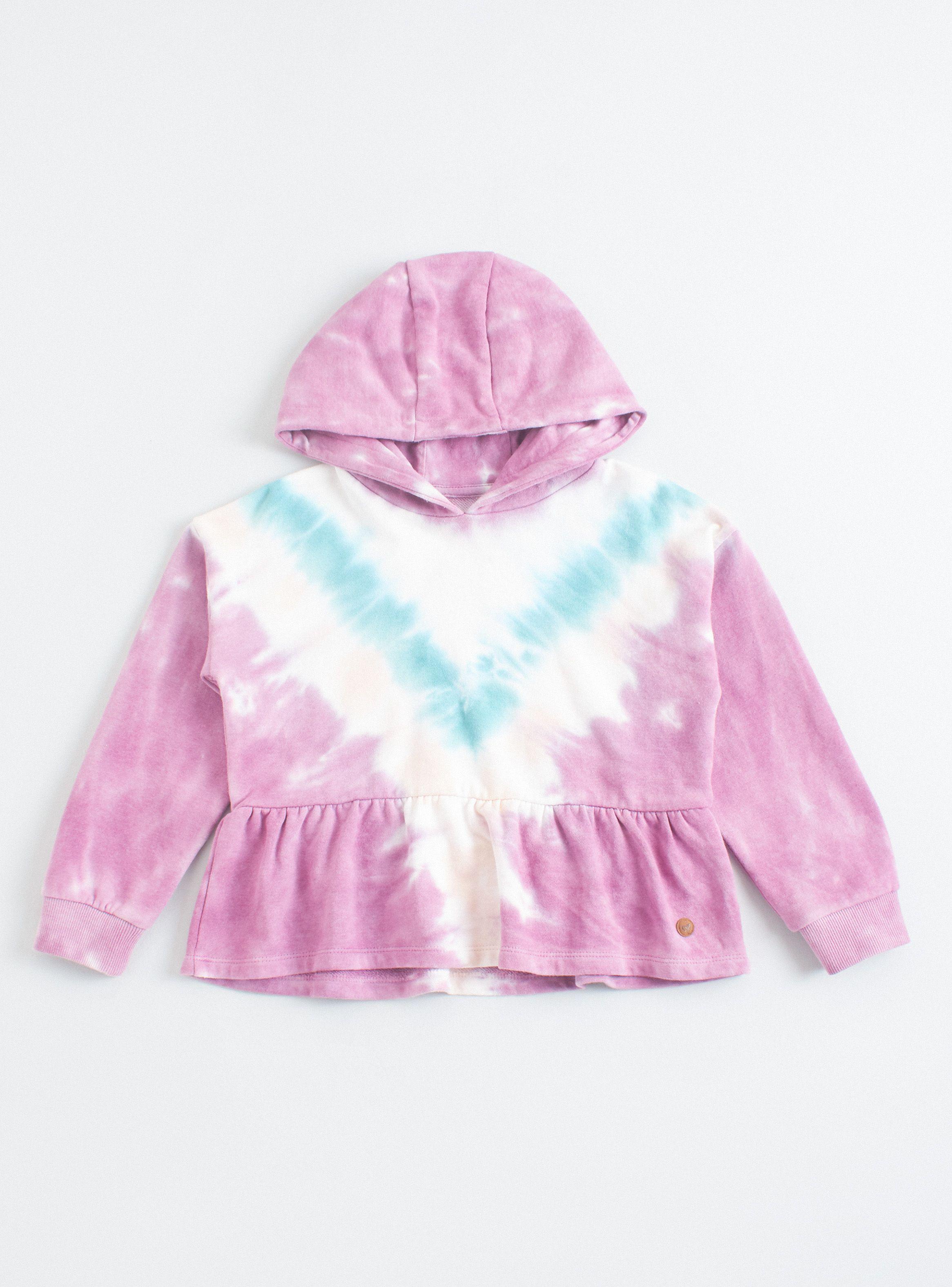 Polerón Tie Dye con Capucha y Vuelos-0