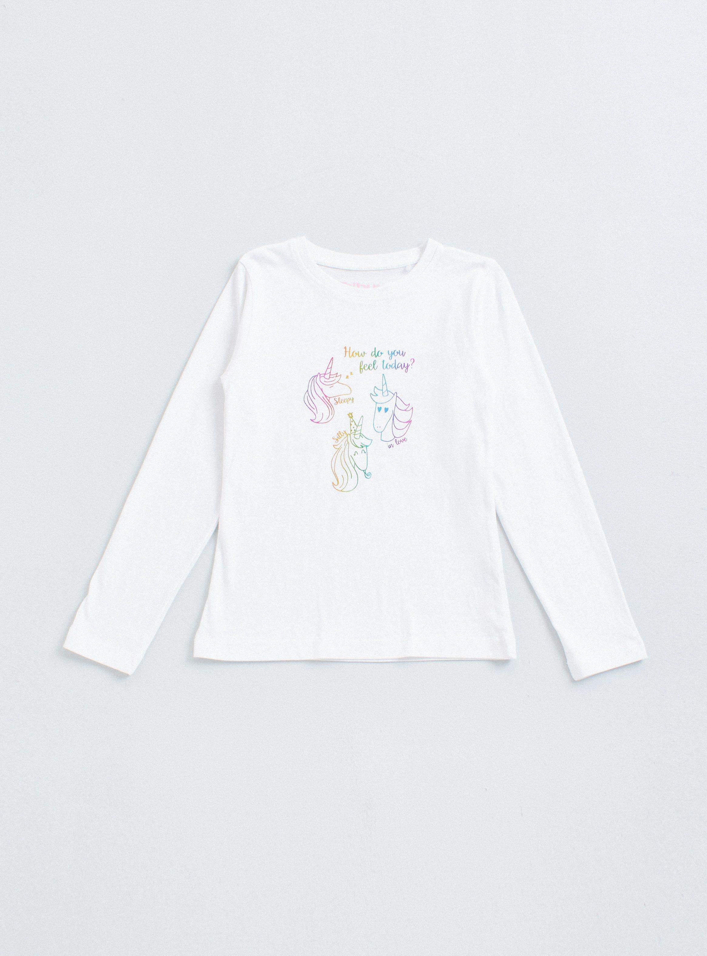 Polera Estampado Folia Cuello Redondo-0