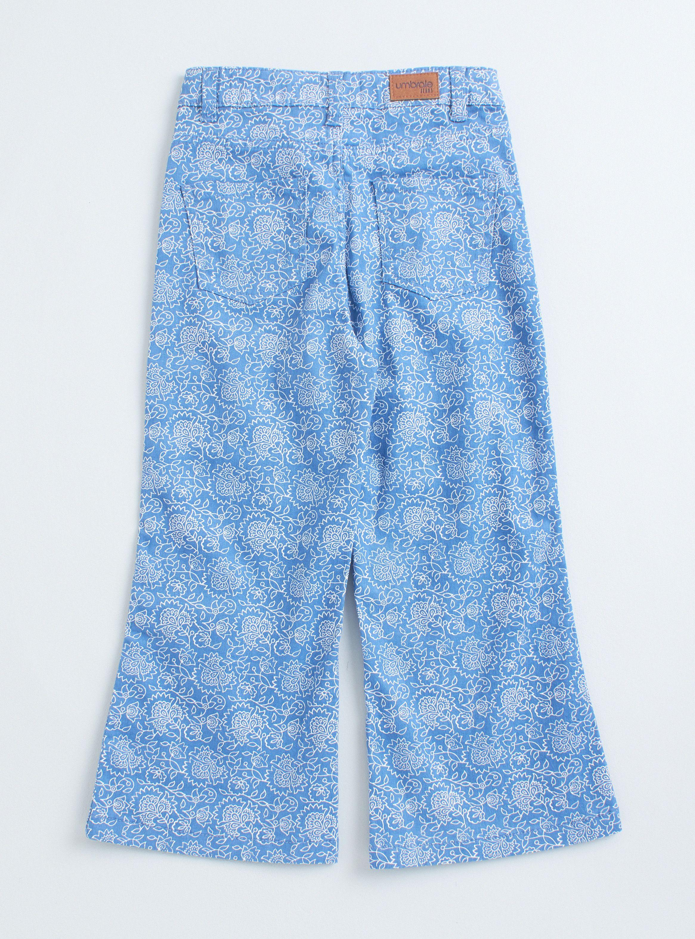 Jeans Wide Leg con Estampado-1