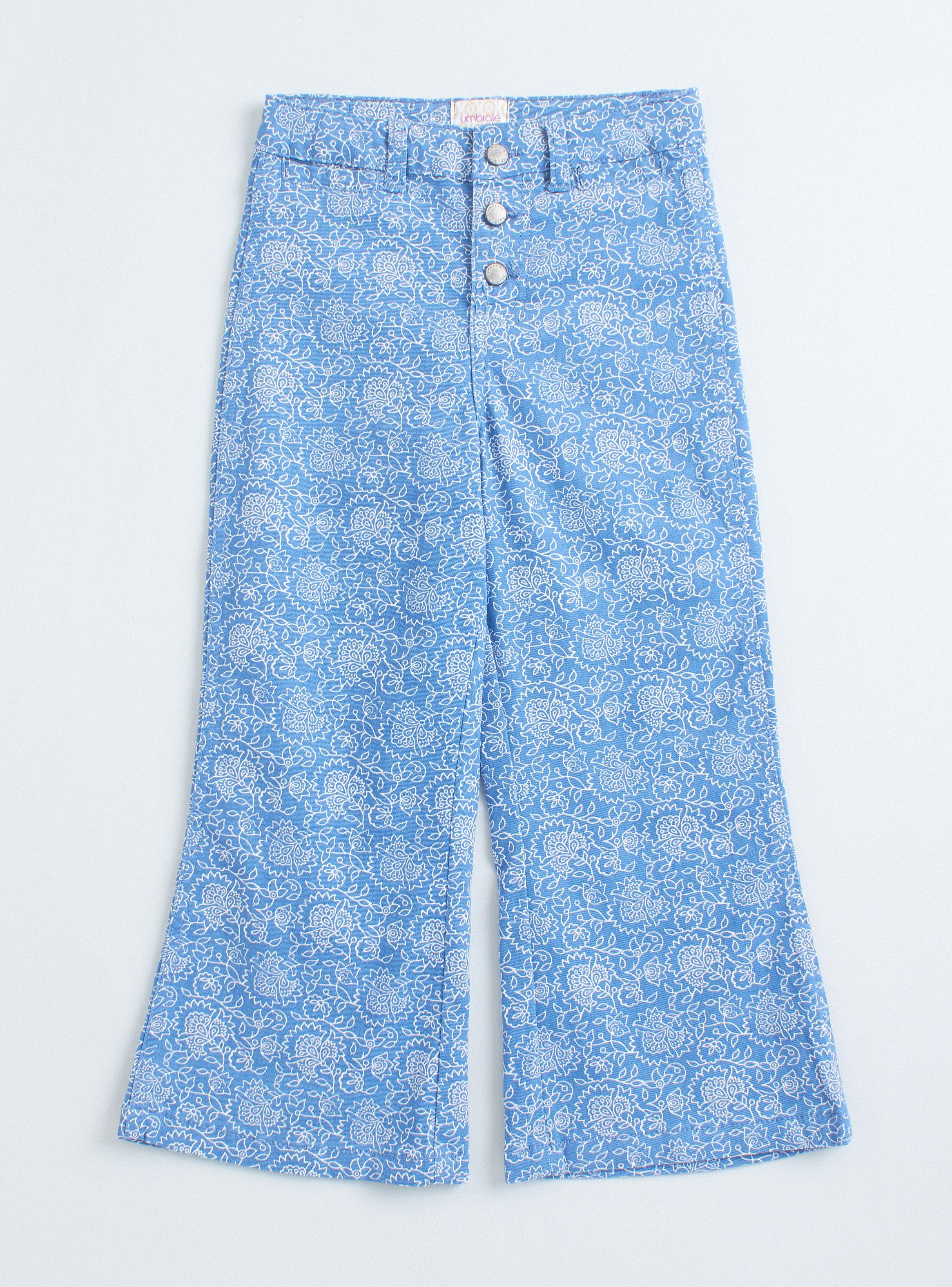 Jeans Wide Leg con Estampado-0