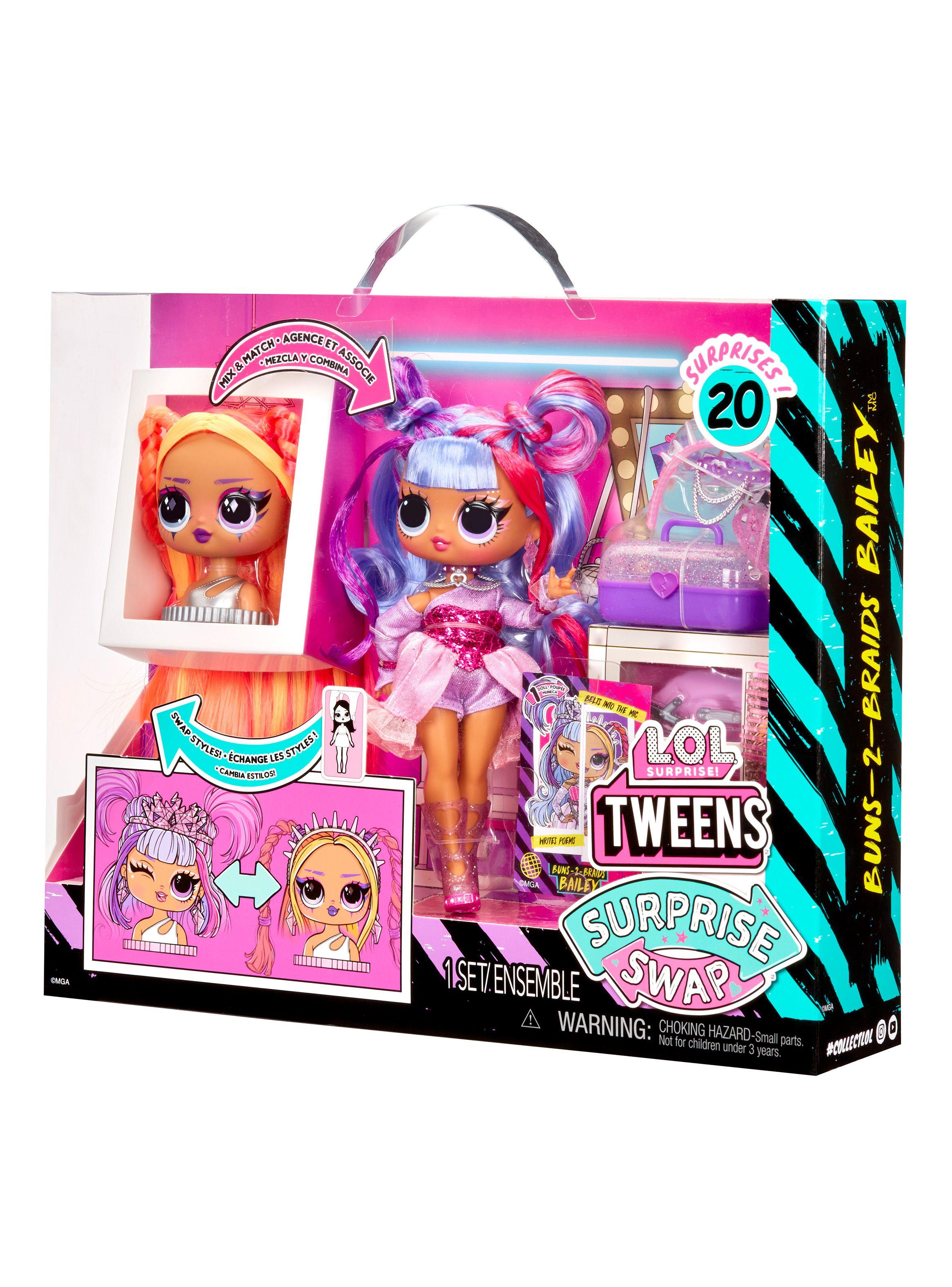 Muñeca L.O.L. Surprise Tweens Swap Buns Bailey-6
