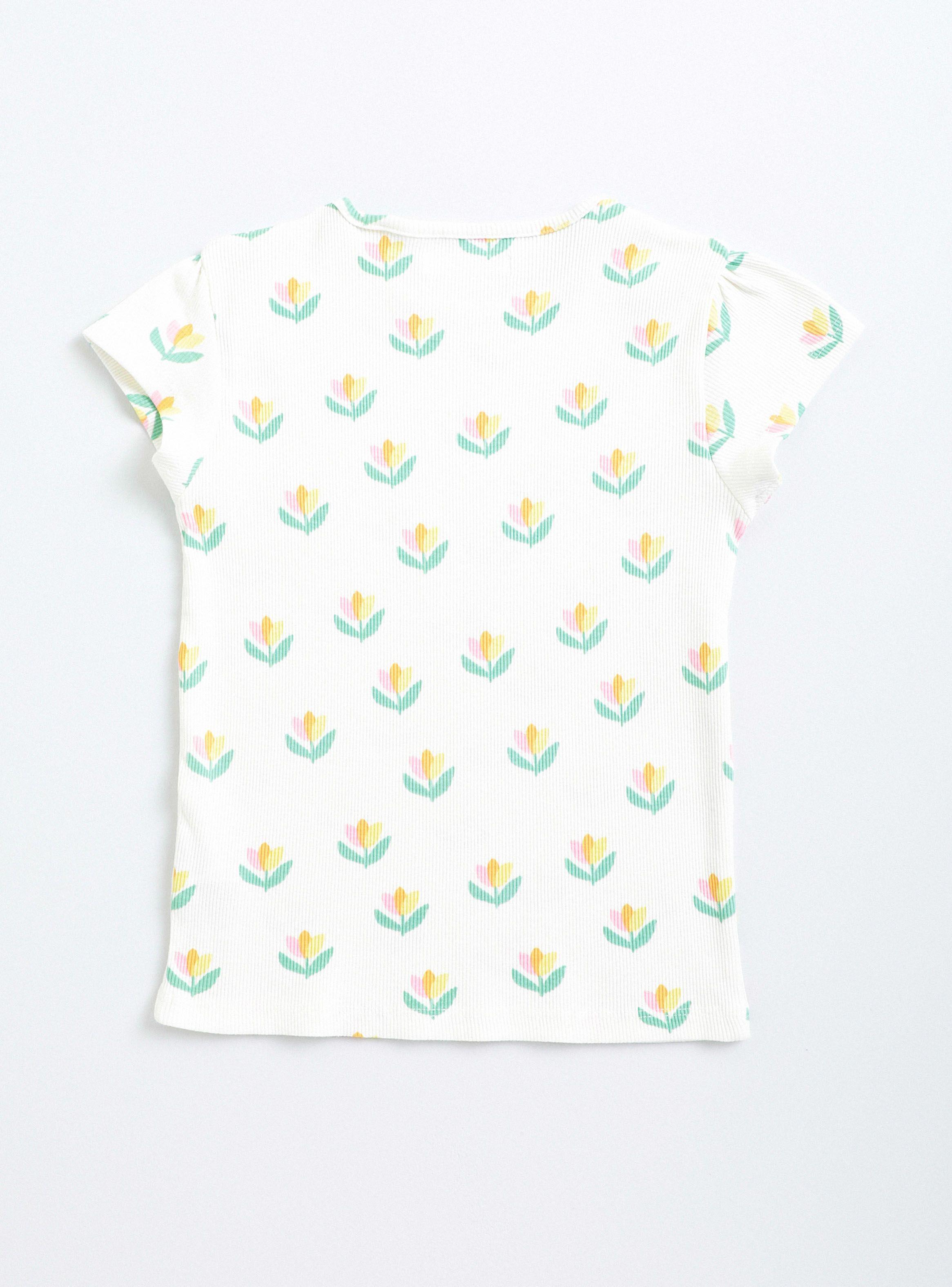 Polera Rib Estampada Cuello Redondo-2