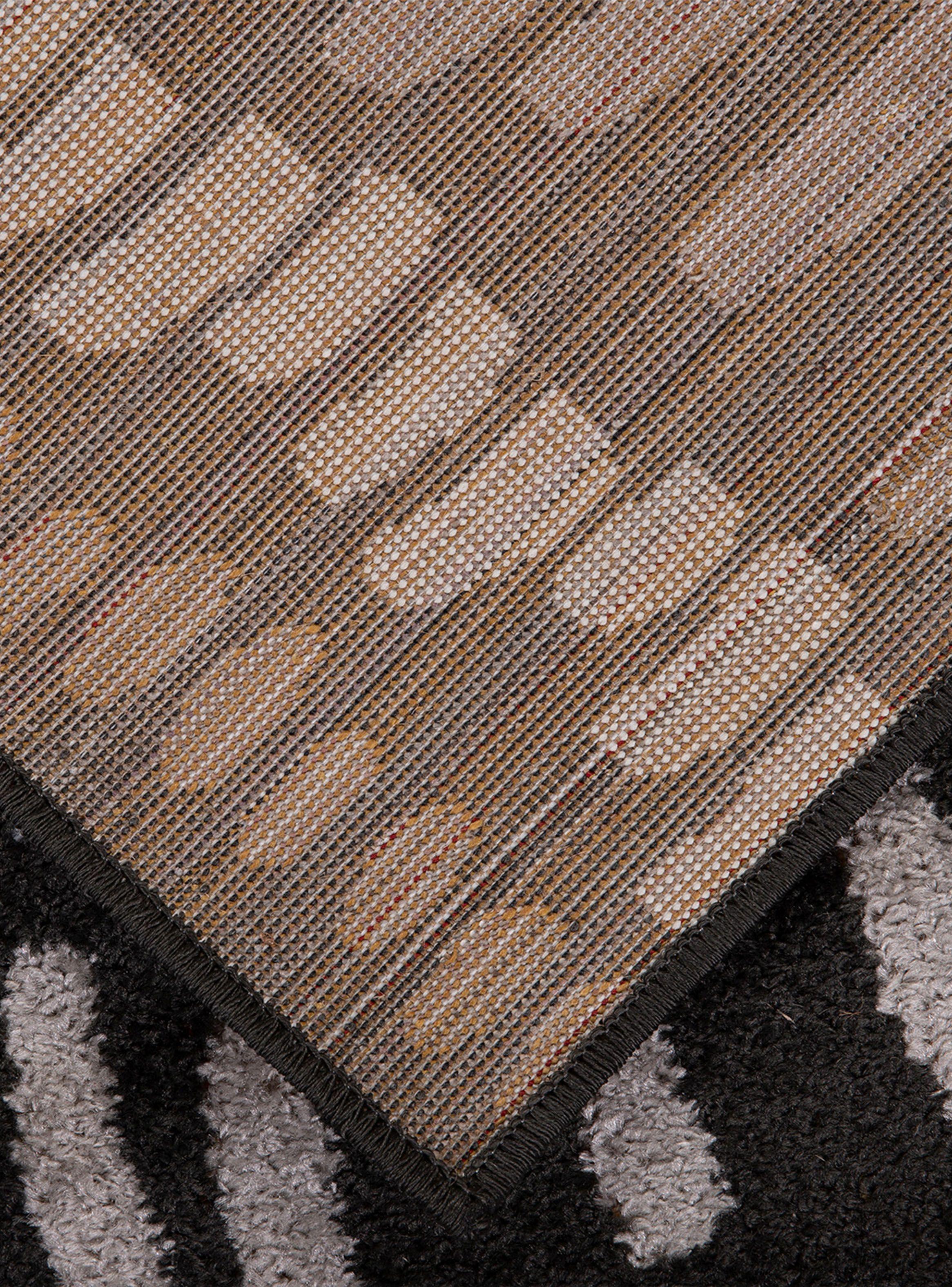 Alfombra Kaleb Negro 150x200 cm-2