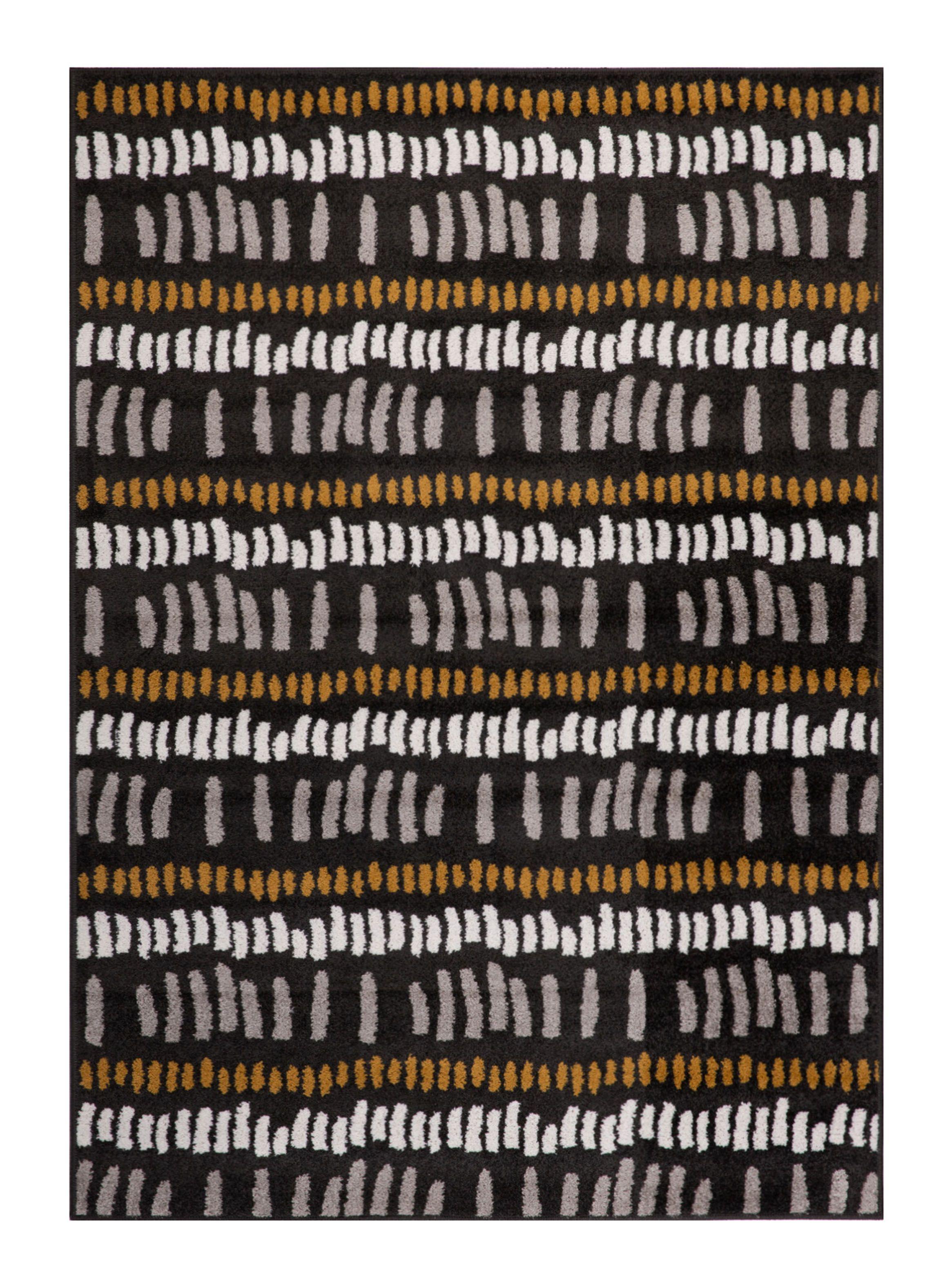 Alfombra Kaleb Negro 180x275 cm-0