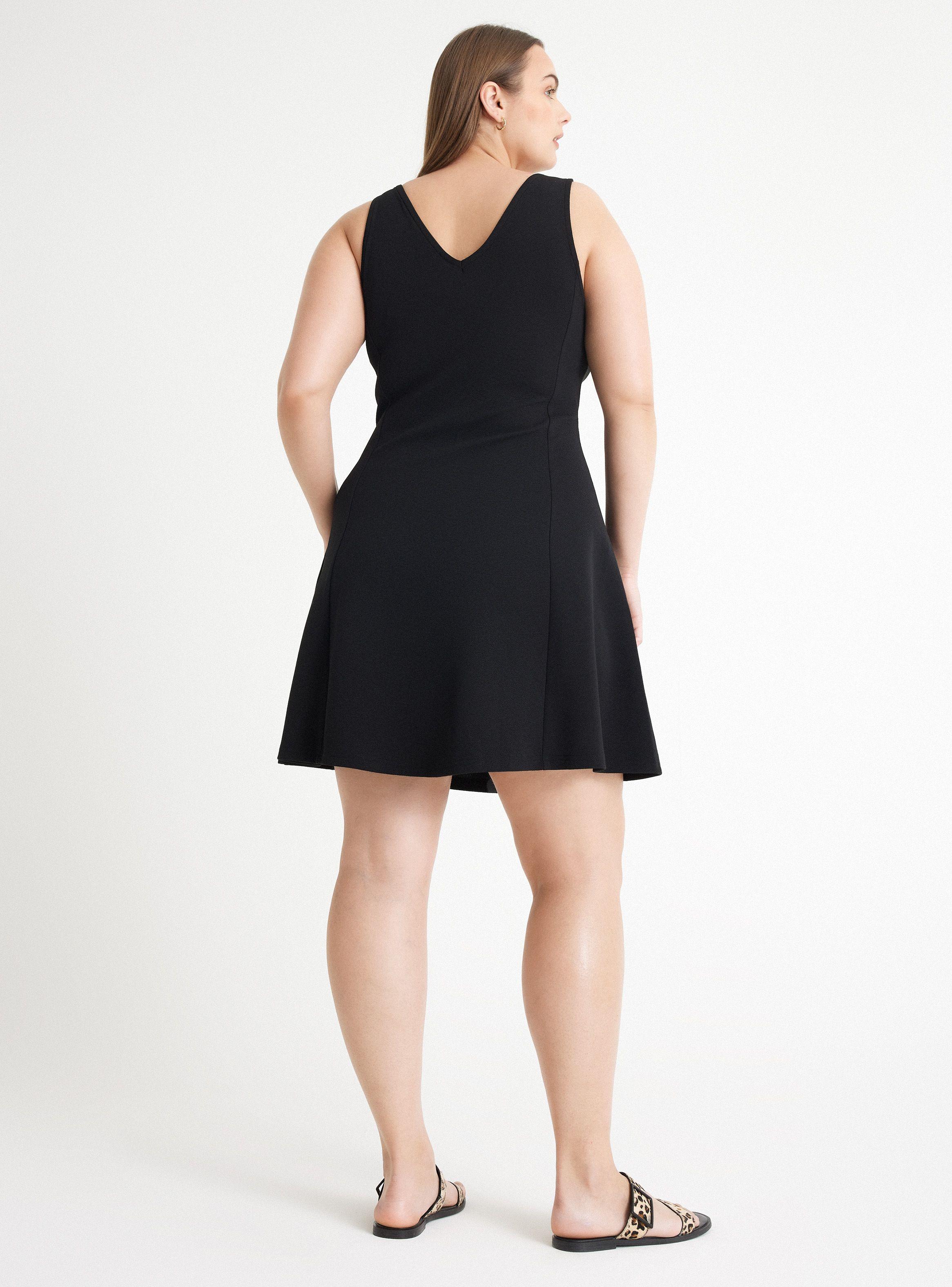 Vestido Corto Skater Elasticado-5