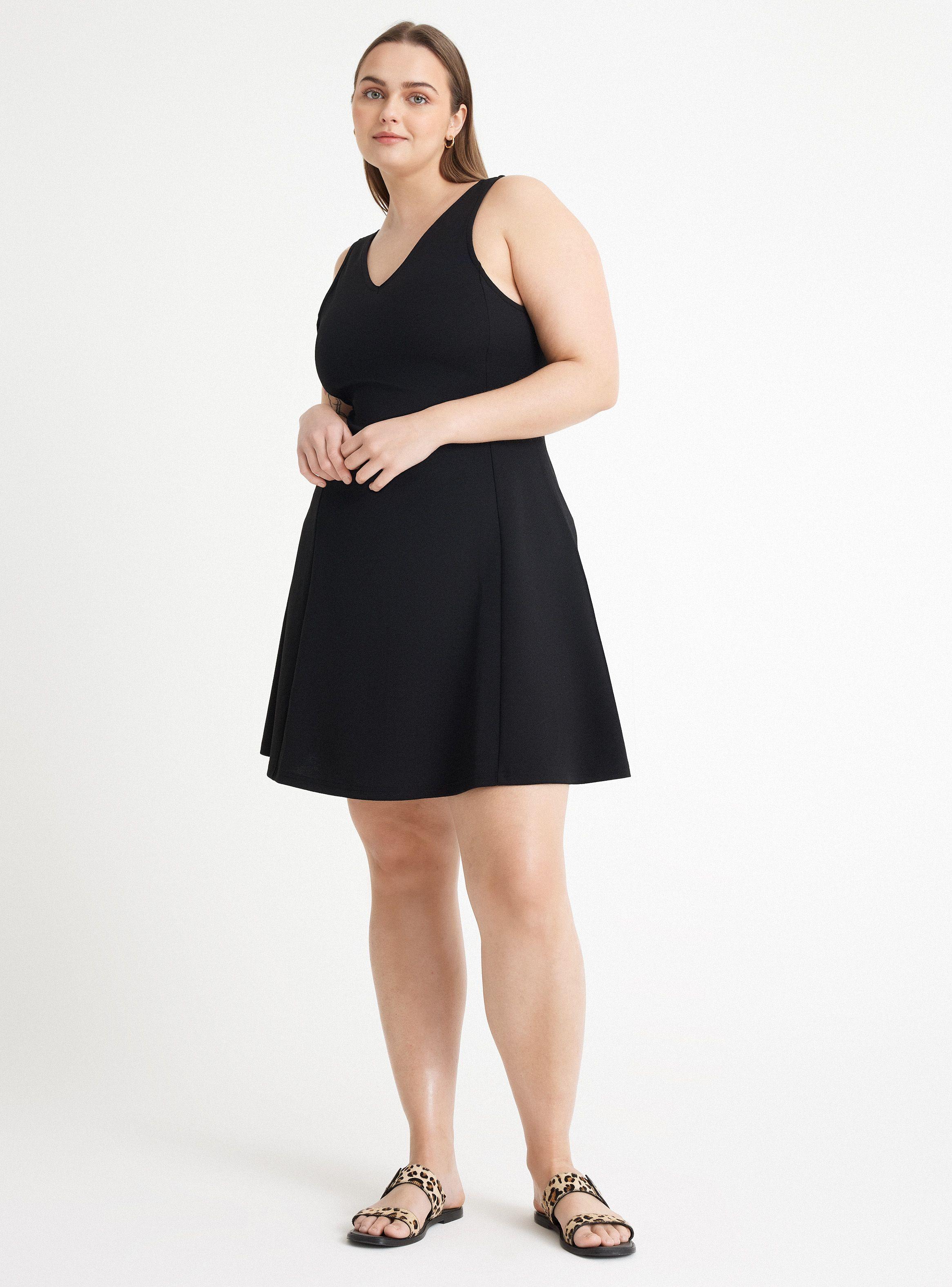 Vestido Corto Skater Elasticado-4