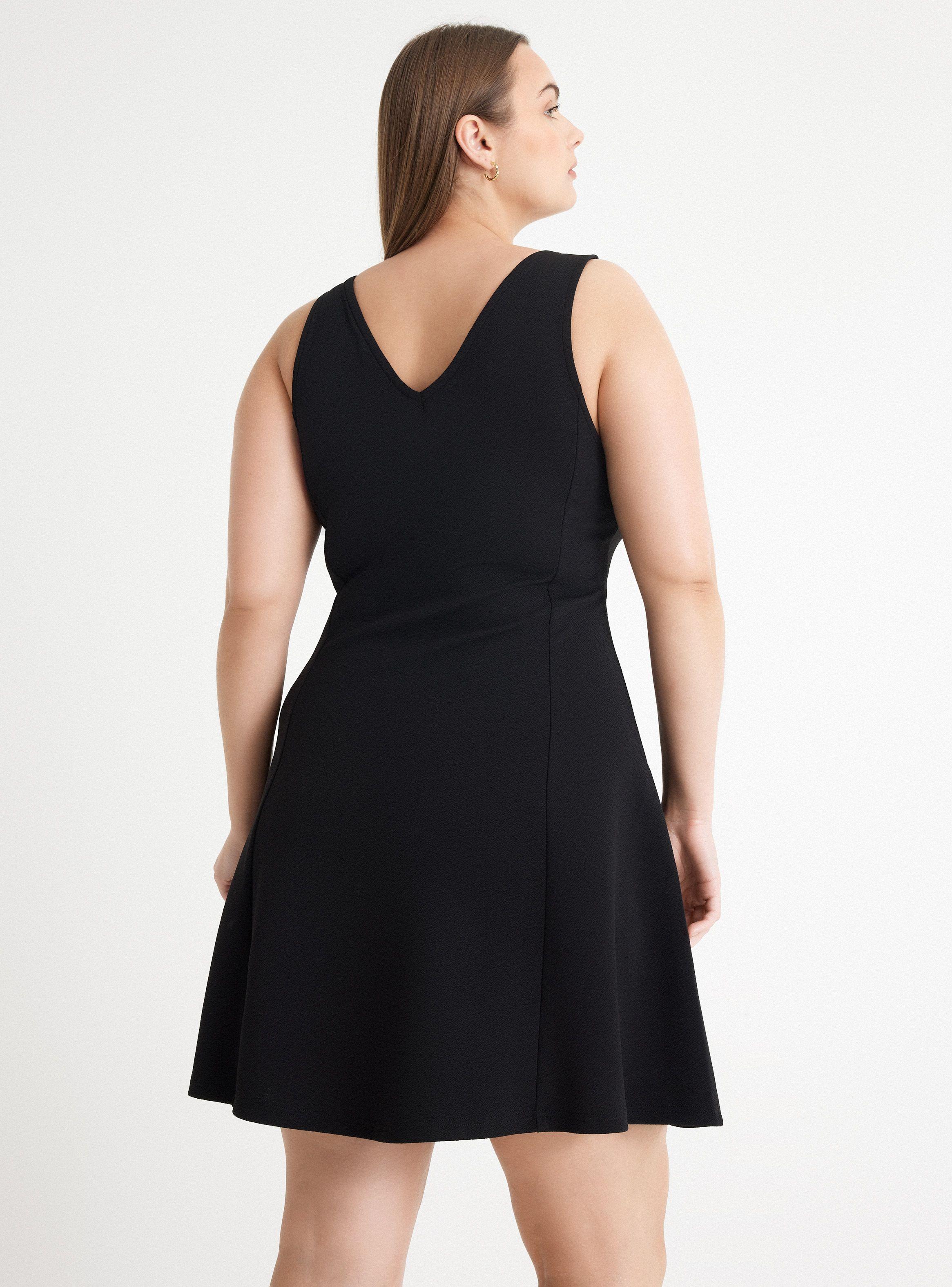 Vestido Corto Skater Elasticado-1
