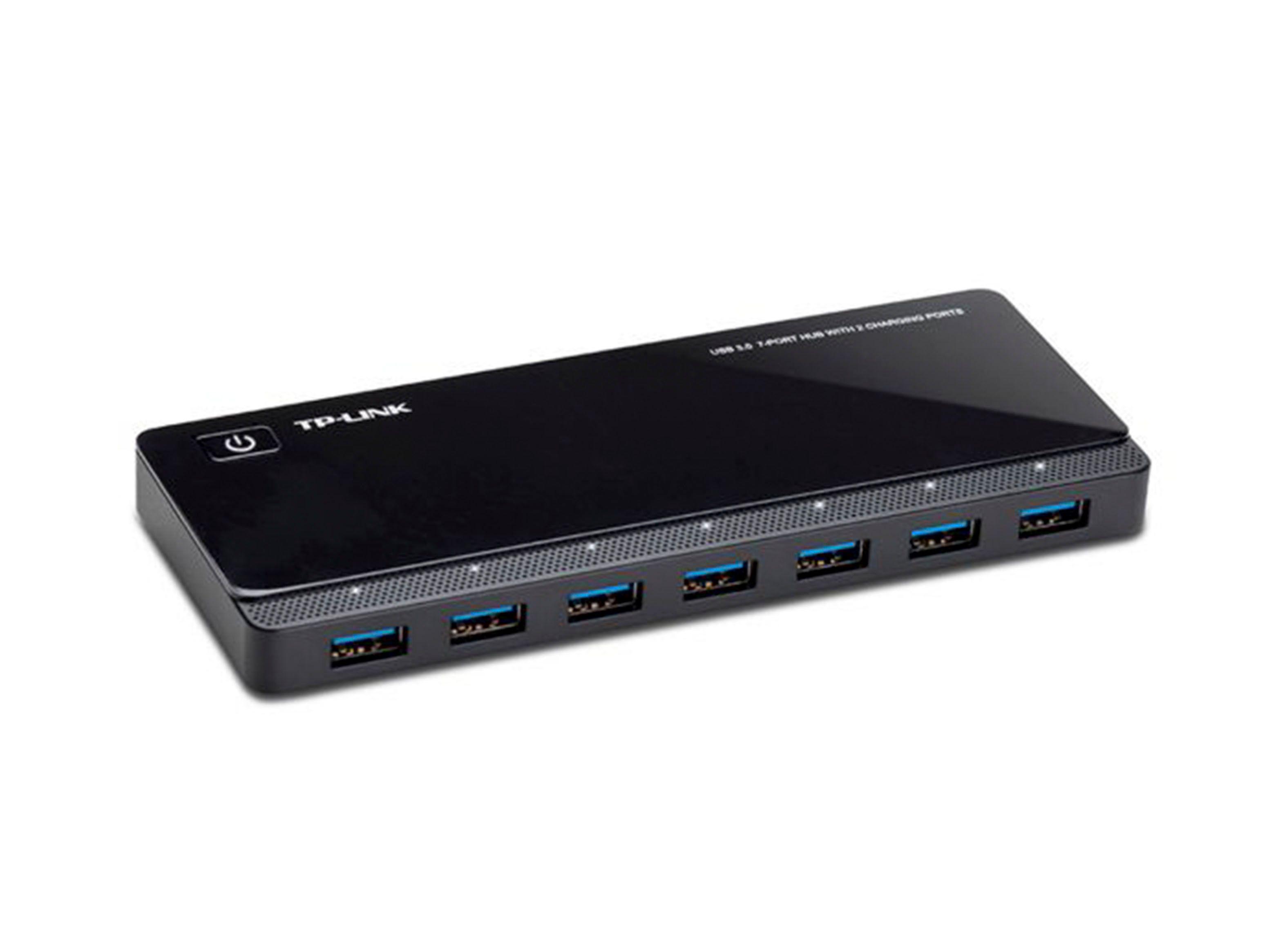 Adaptador HUB USB 3.0 7 Puertos + 2 de Carga UH720 TP-Link-1