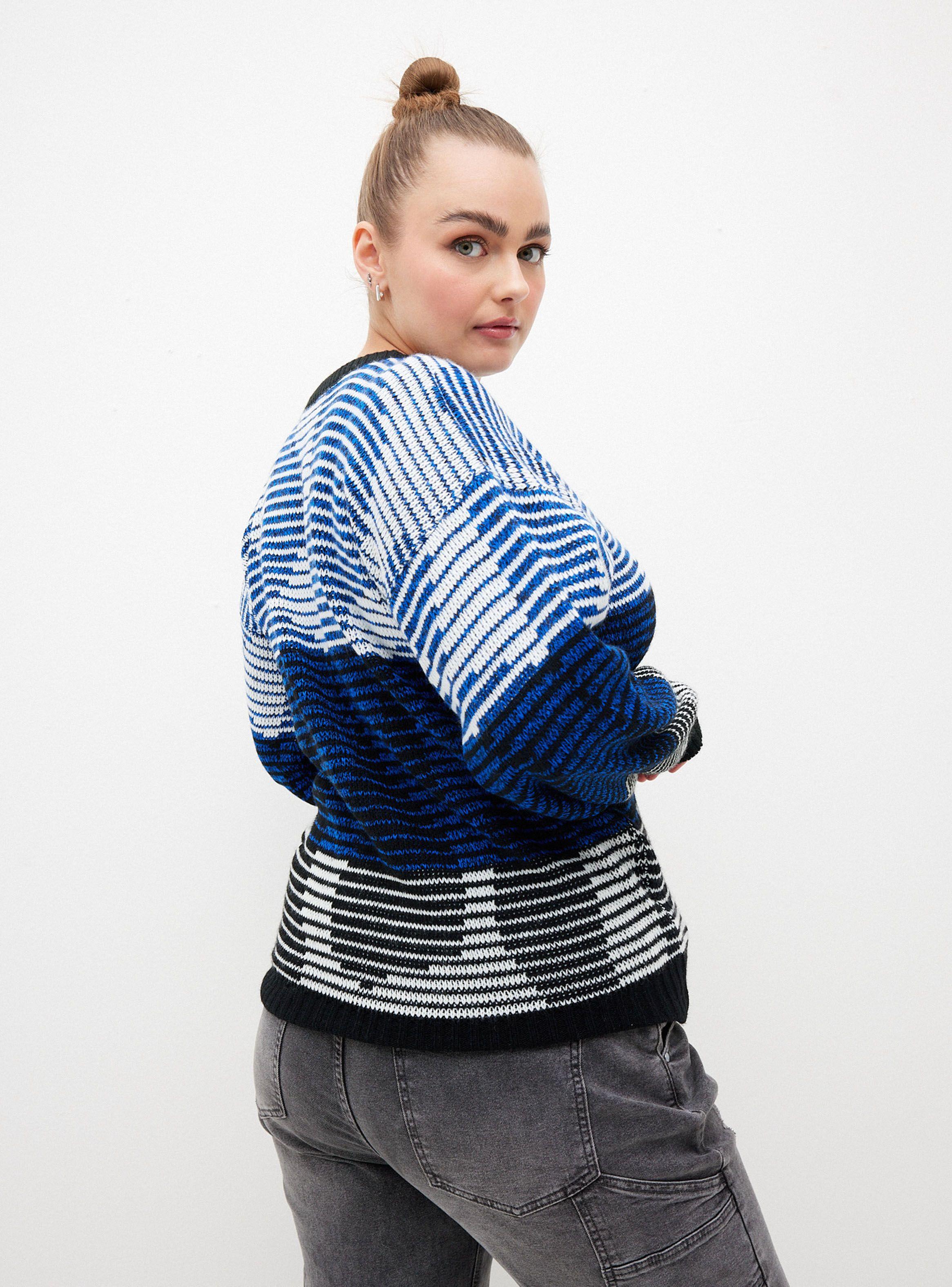 Sweater Ok Azul L Talla Azul Talla L-1