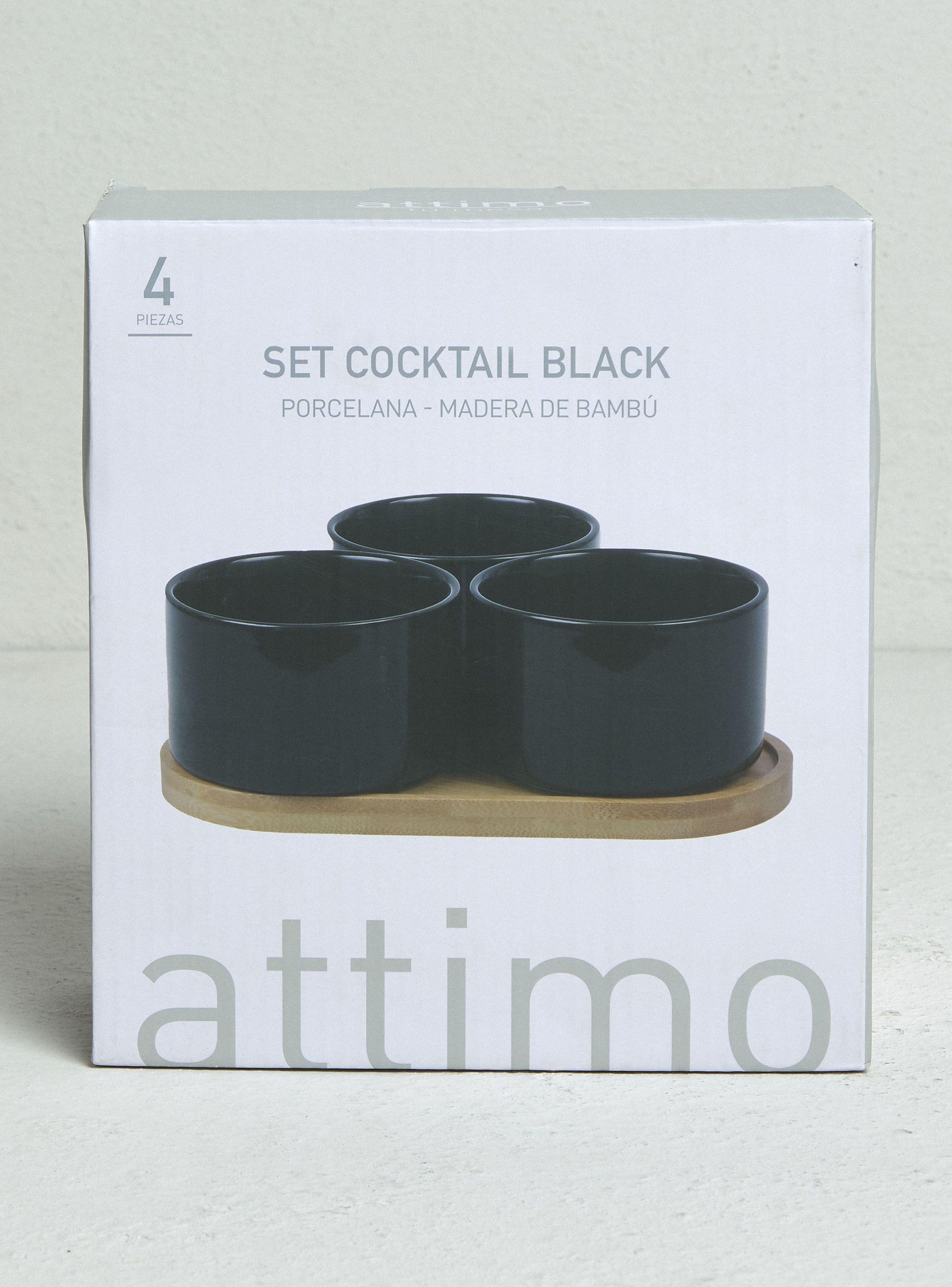 Set Cocktail 4 Piezas Negro-3