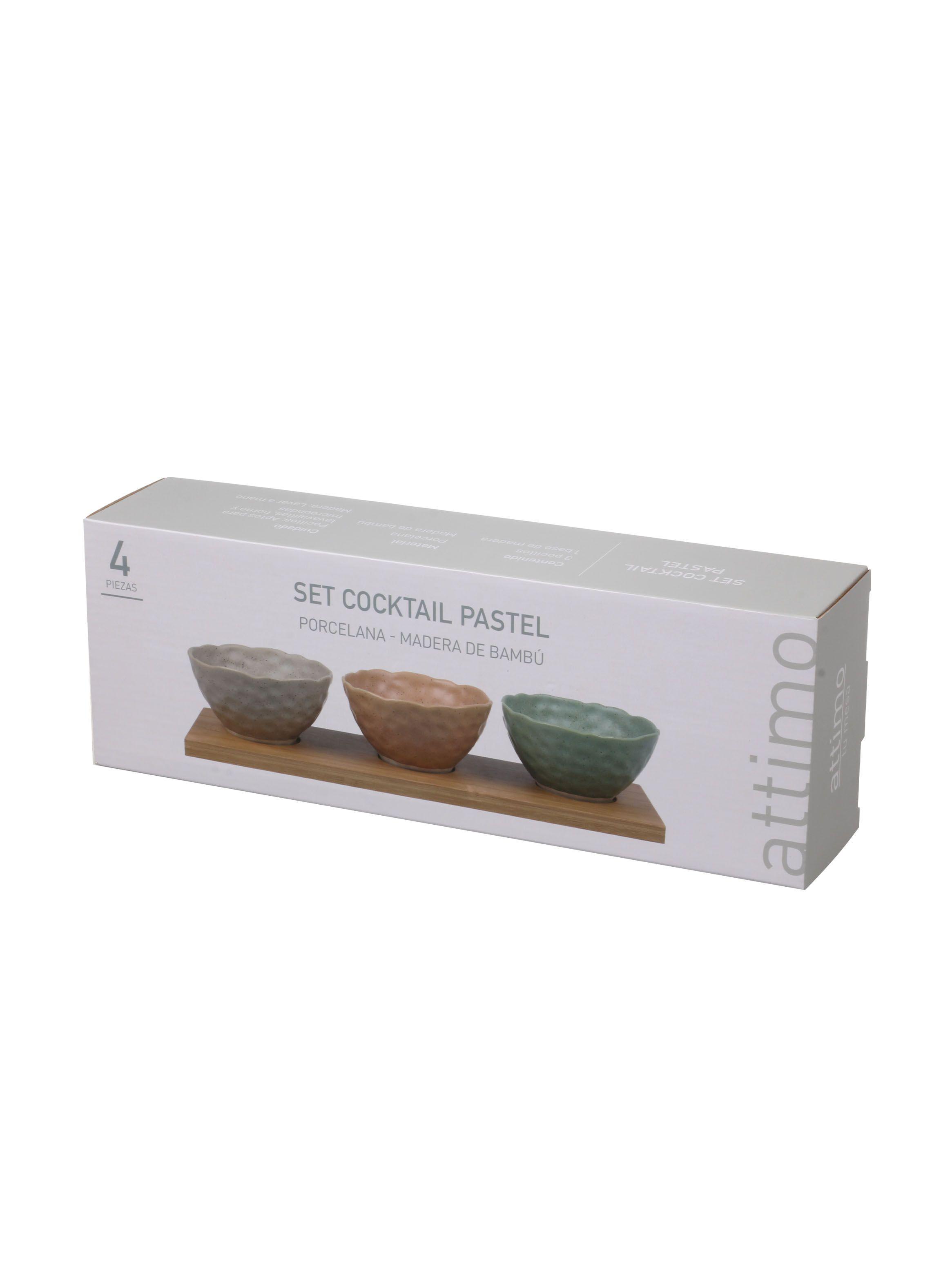 Set Cocktail 4 Piezas Redondo Pastel-5