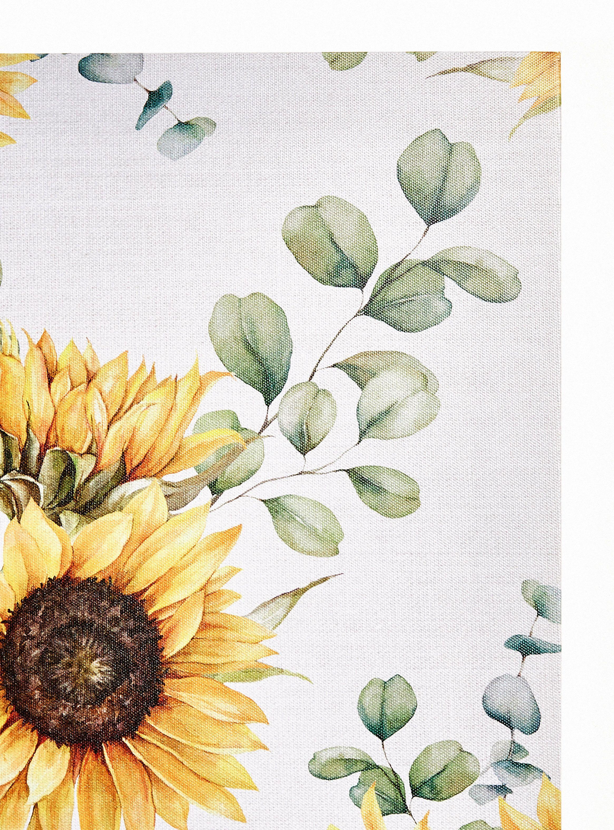 Canva Flor Amarilla 40x40 cm-2