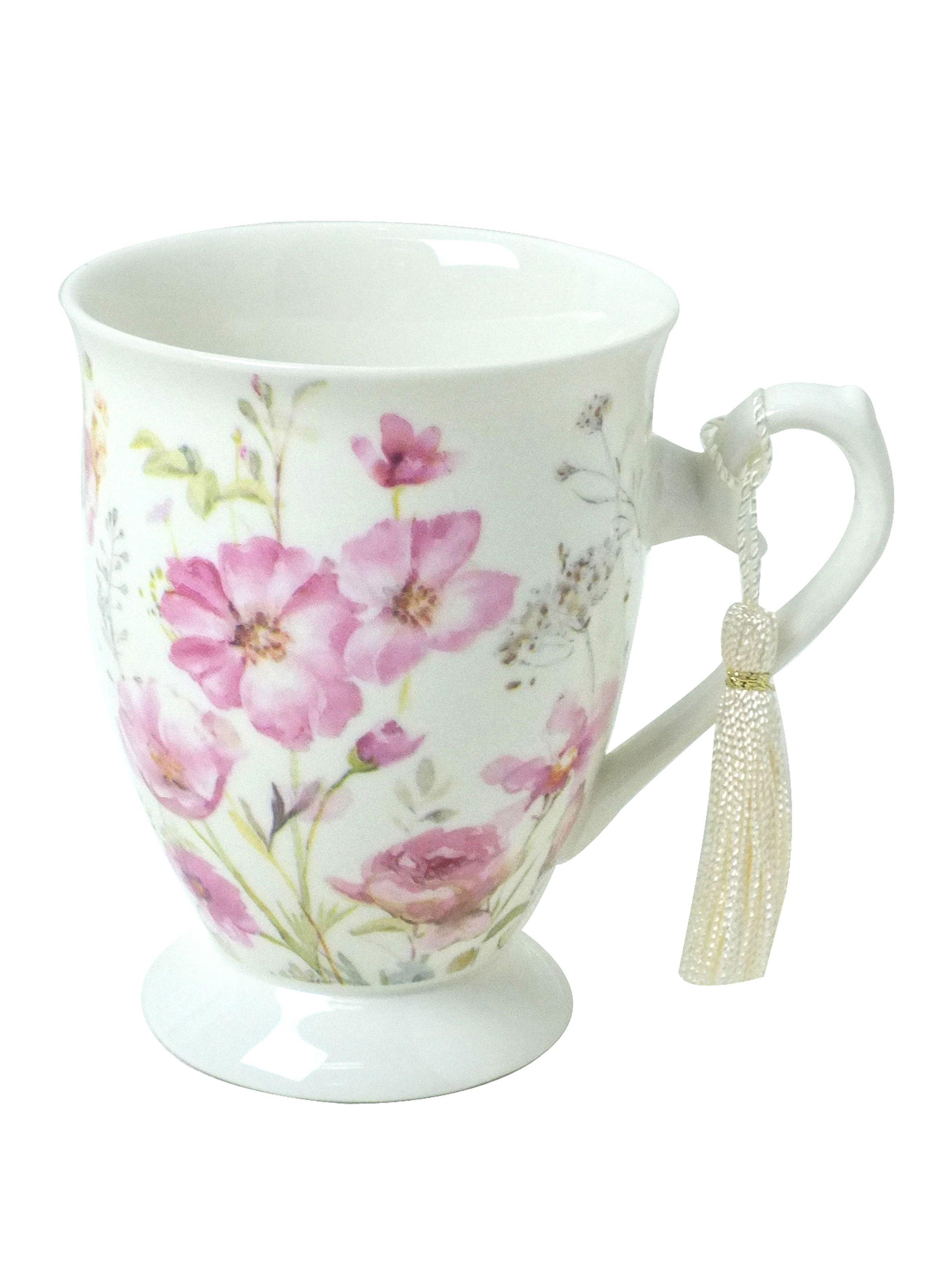 Mug Flor Rosa Blanco-2