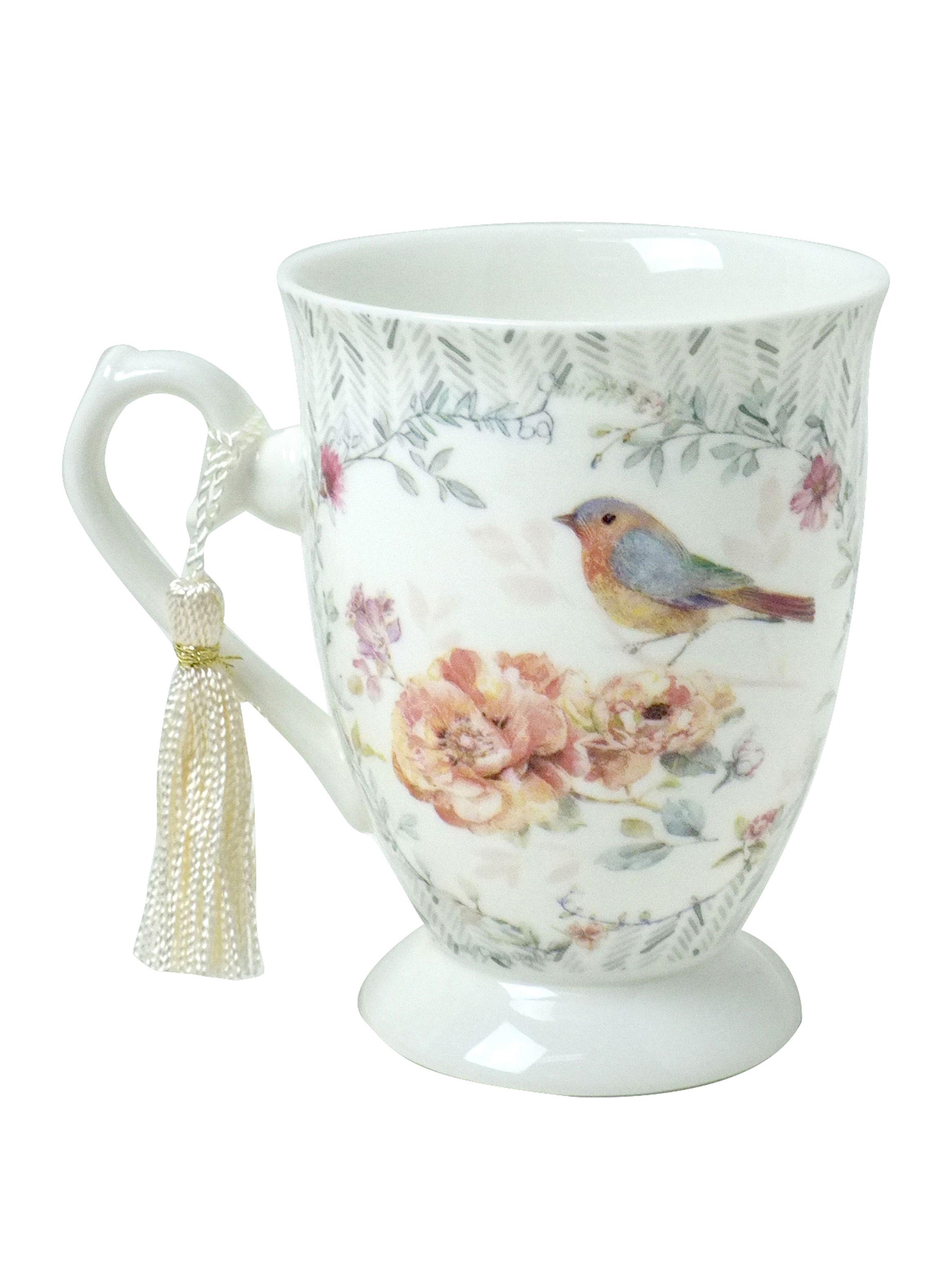 Mug Flor Pájaro Sarah Miller-1