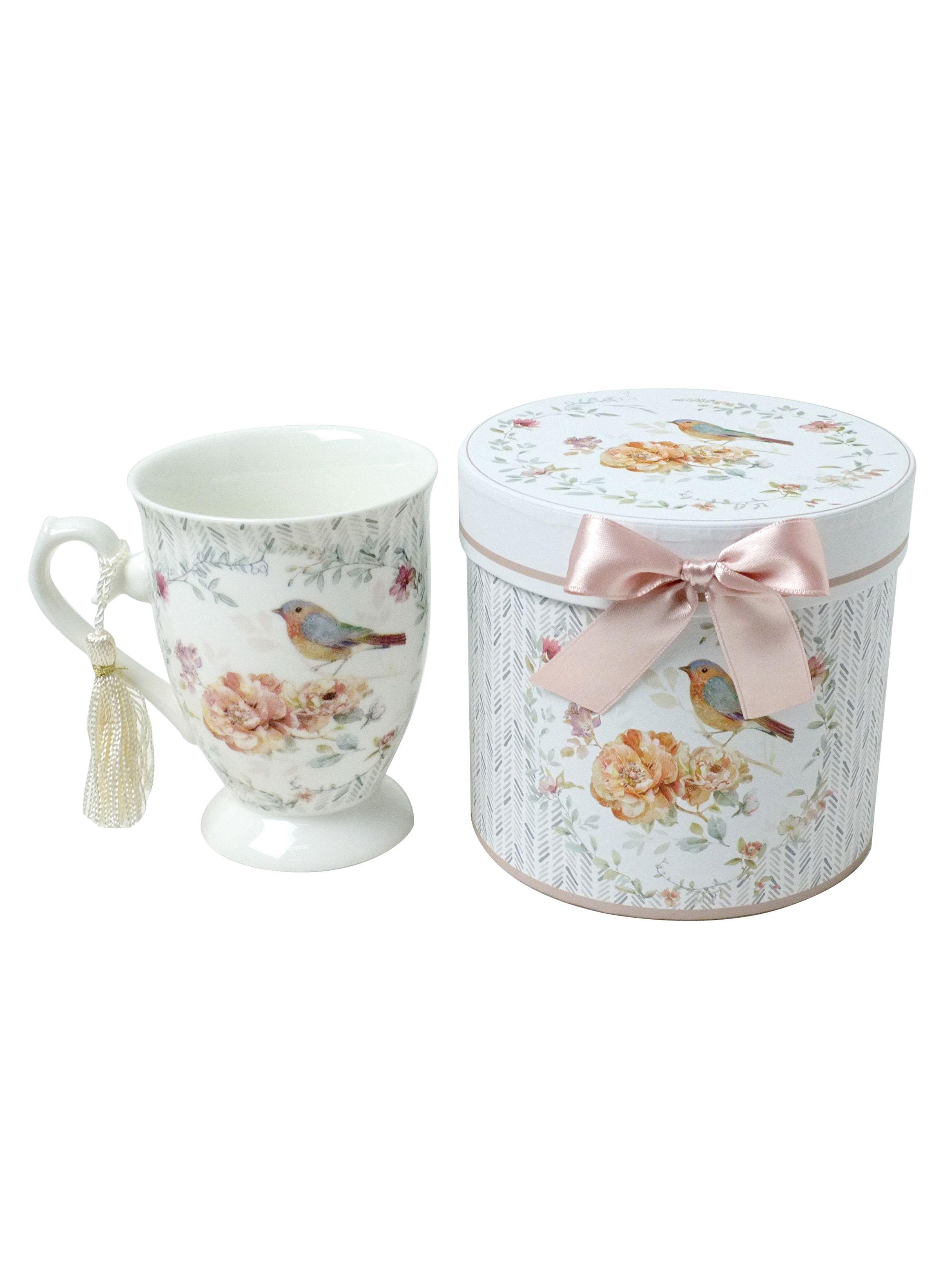 Mug Flor Pájaro Sarah Miller-0