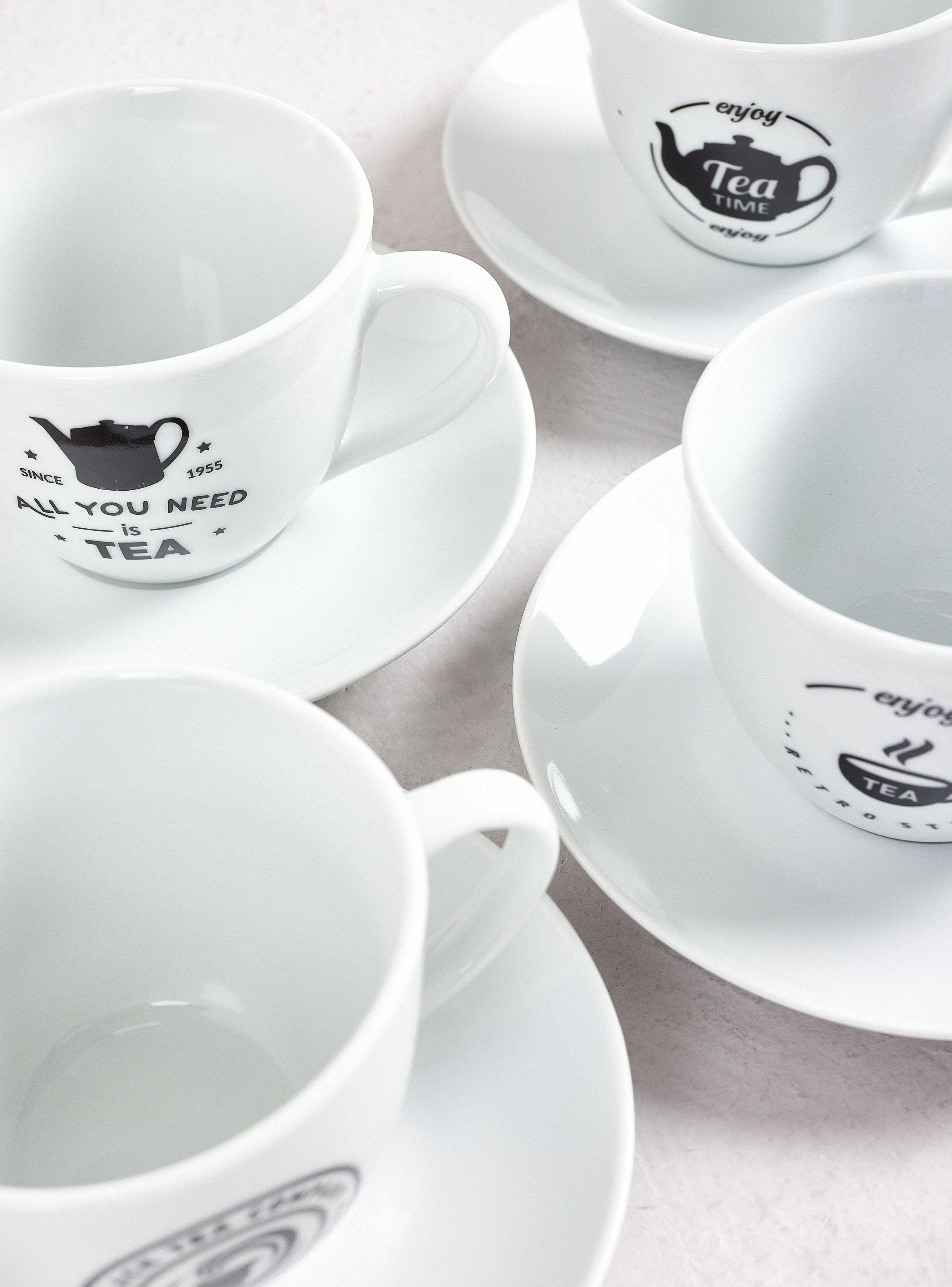 Set 4 Tazas Té y Platillos-2