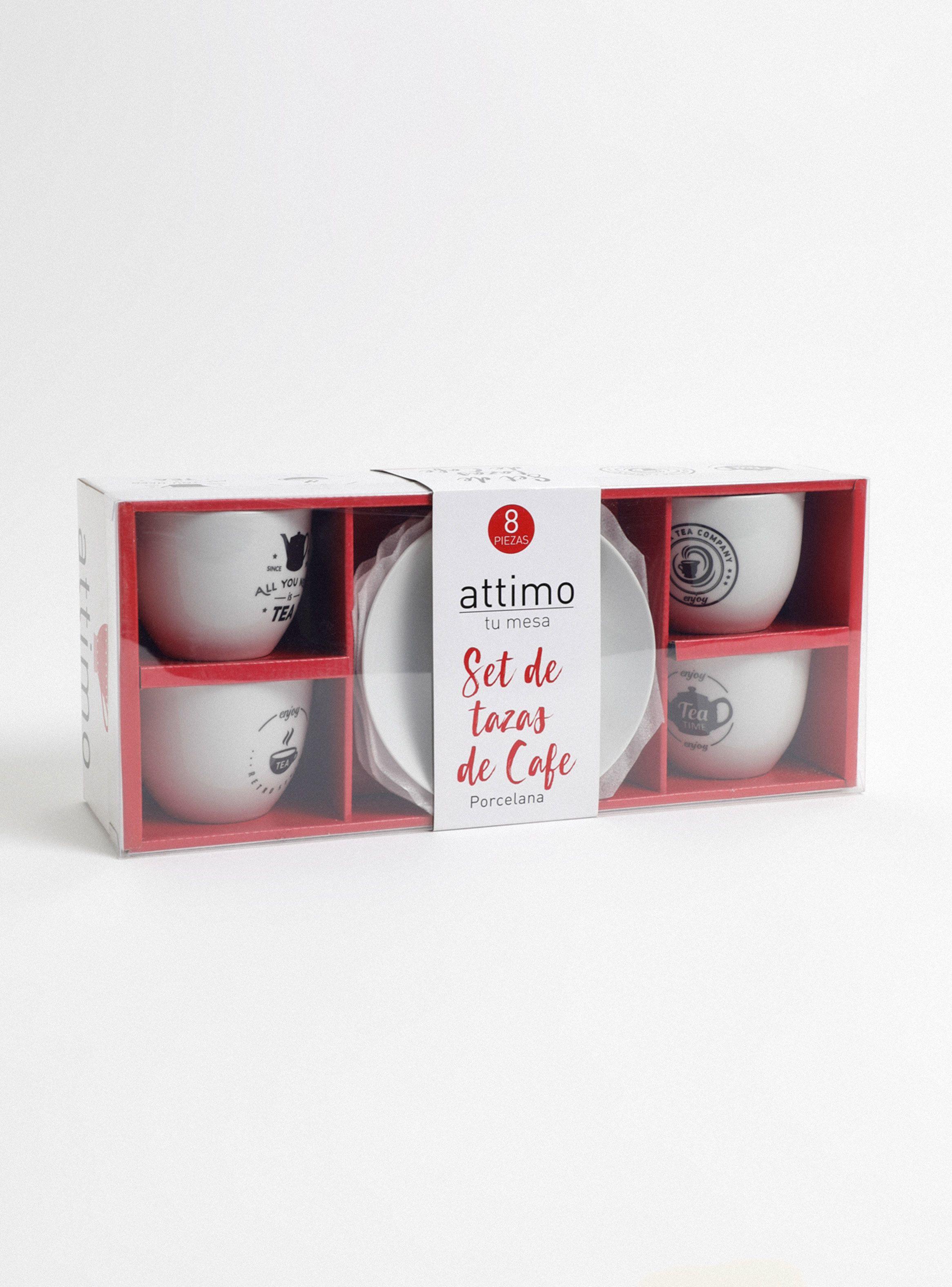 Set 4 Tazas Té y Platillos-3