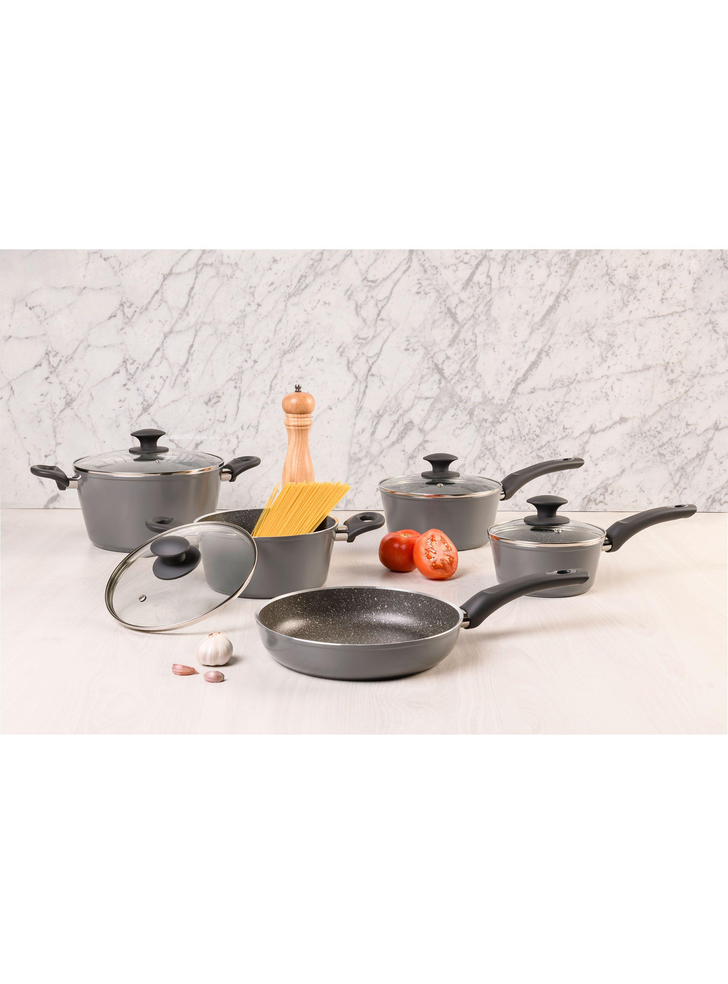 Batería de Cocina Inducción 9 Piezas Óptima Stone-3