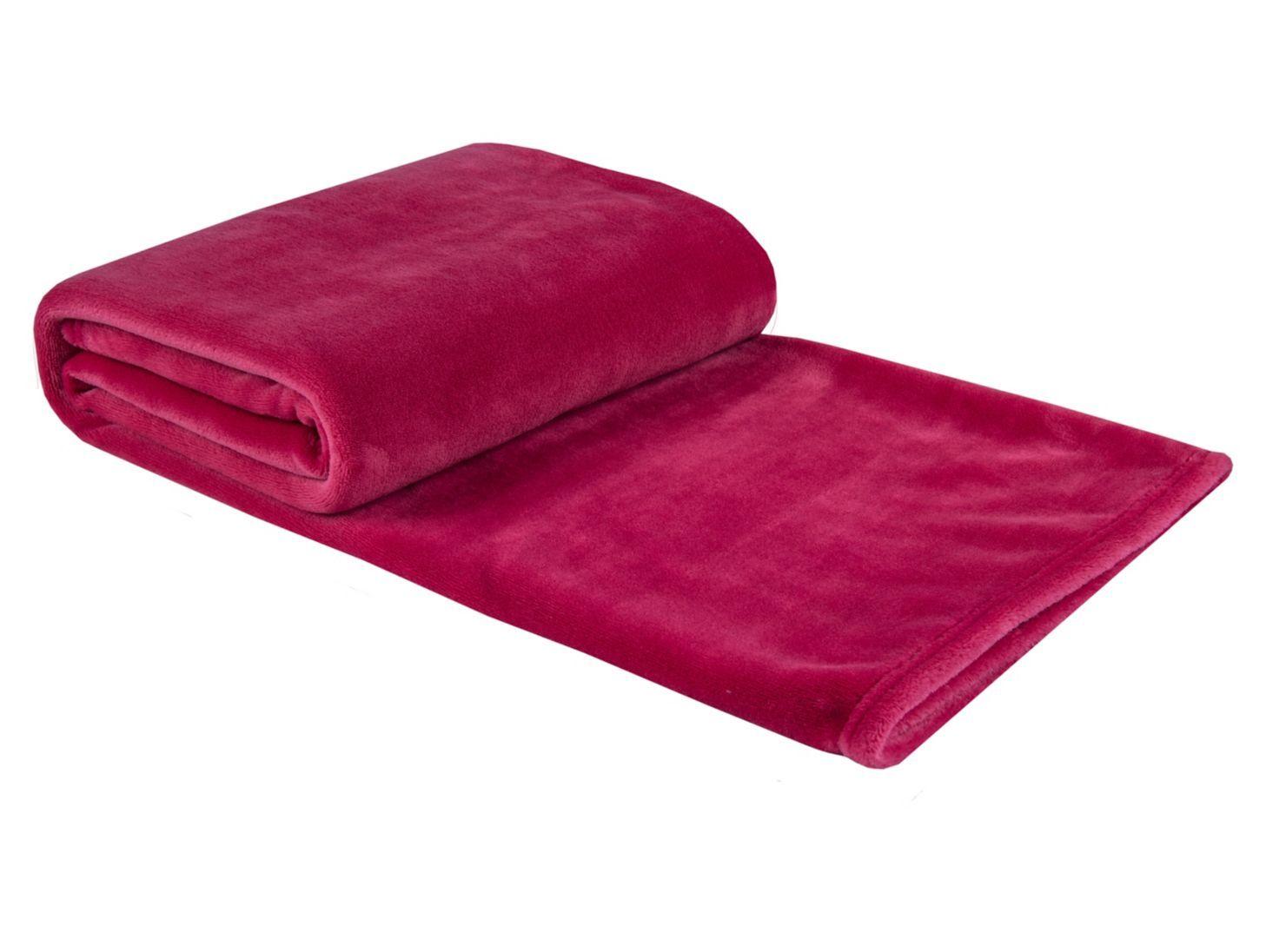 Manta 125 x 150 cm Flannel Unicolor Attimo-0