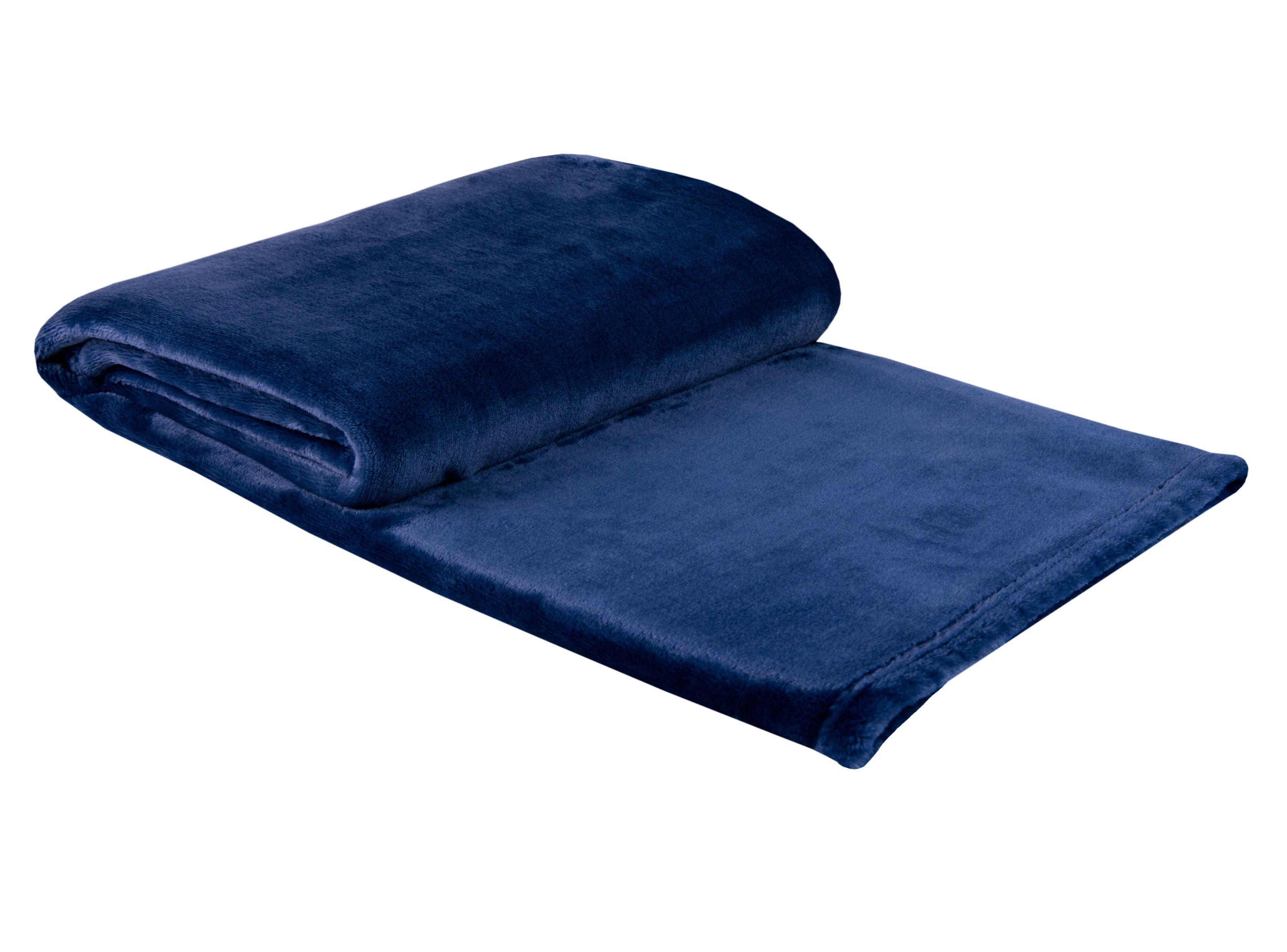 Manta 125 x 150 cm Flannel Unicolor Attimo-0
