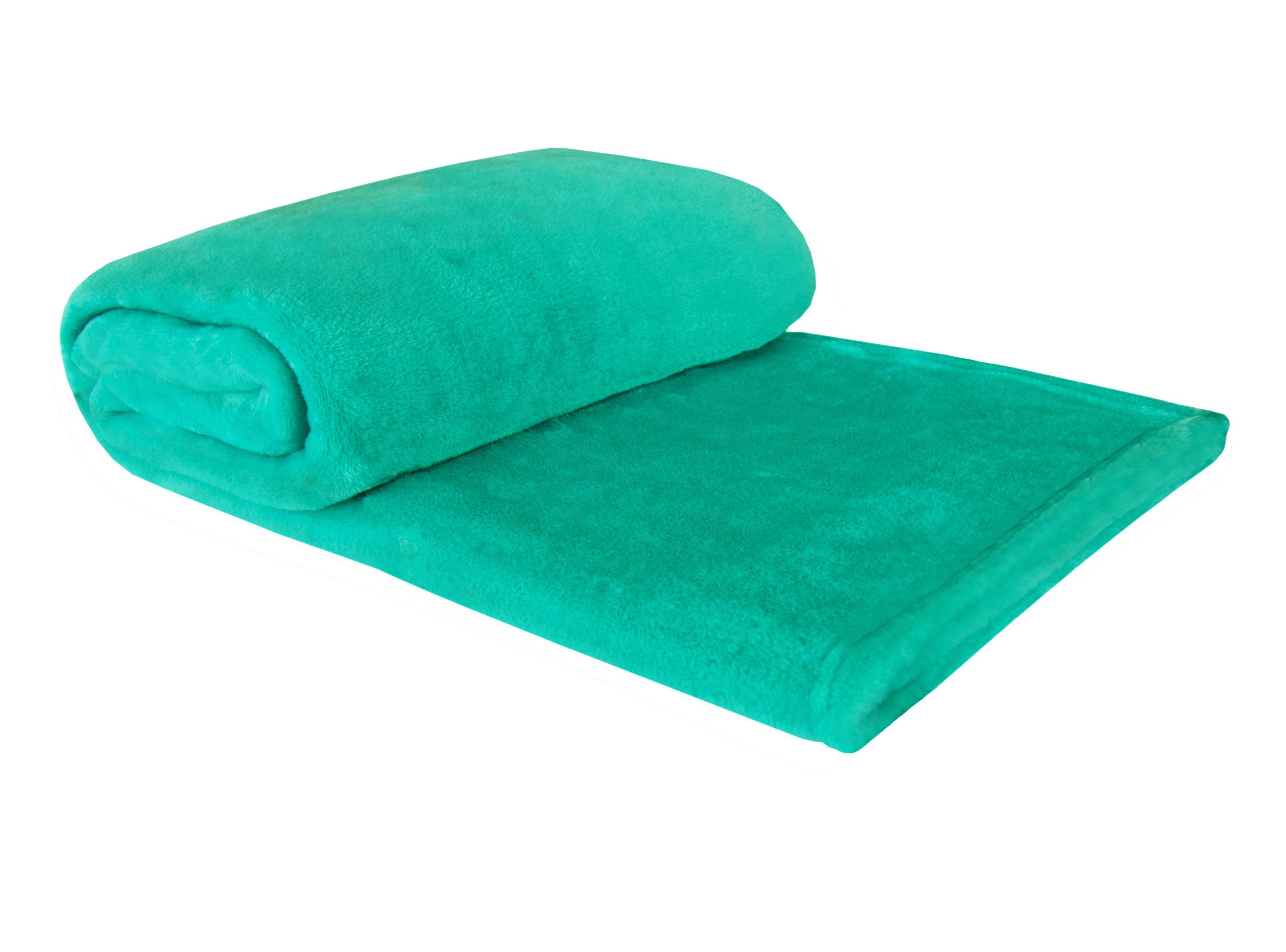 Manta 125 x 150 cm Flannel Unicolor Attimo-0