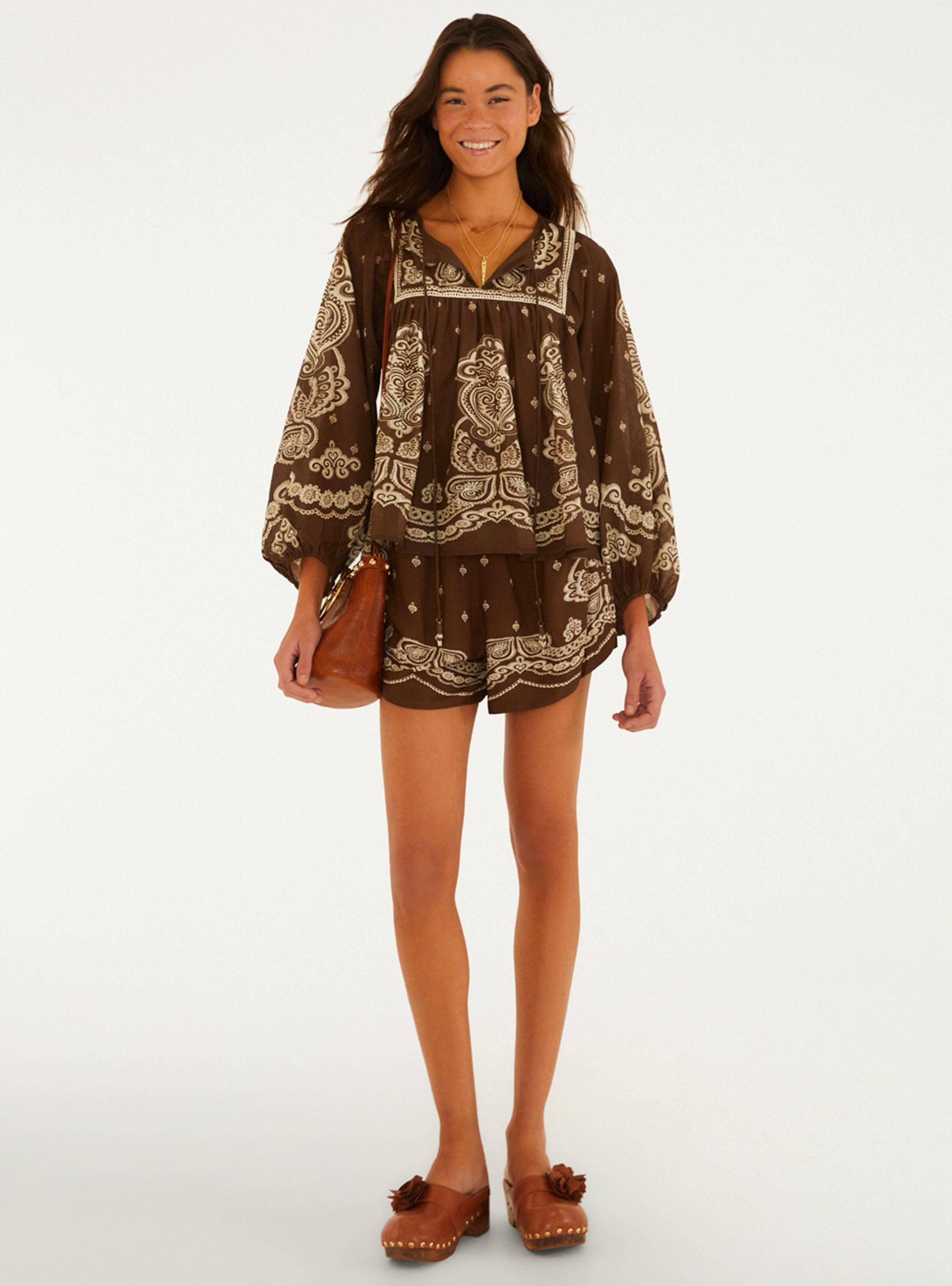 Short Fluido Estampado Paisley-3