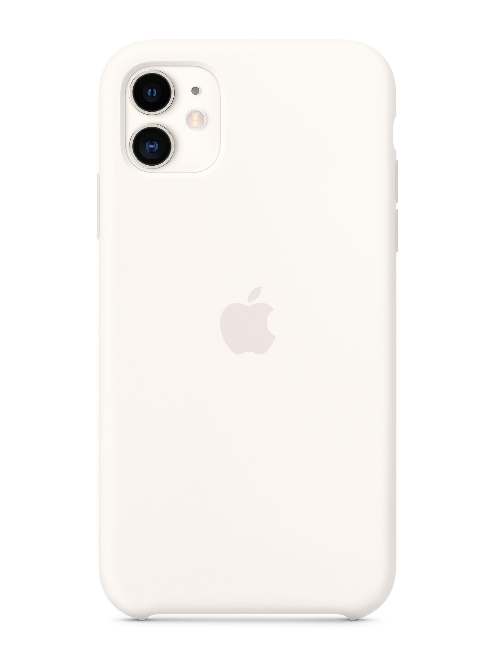 Carcasa Silicone para iPhone 11 Blanco-0