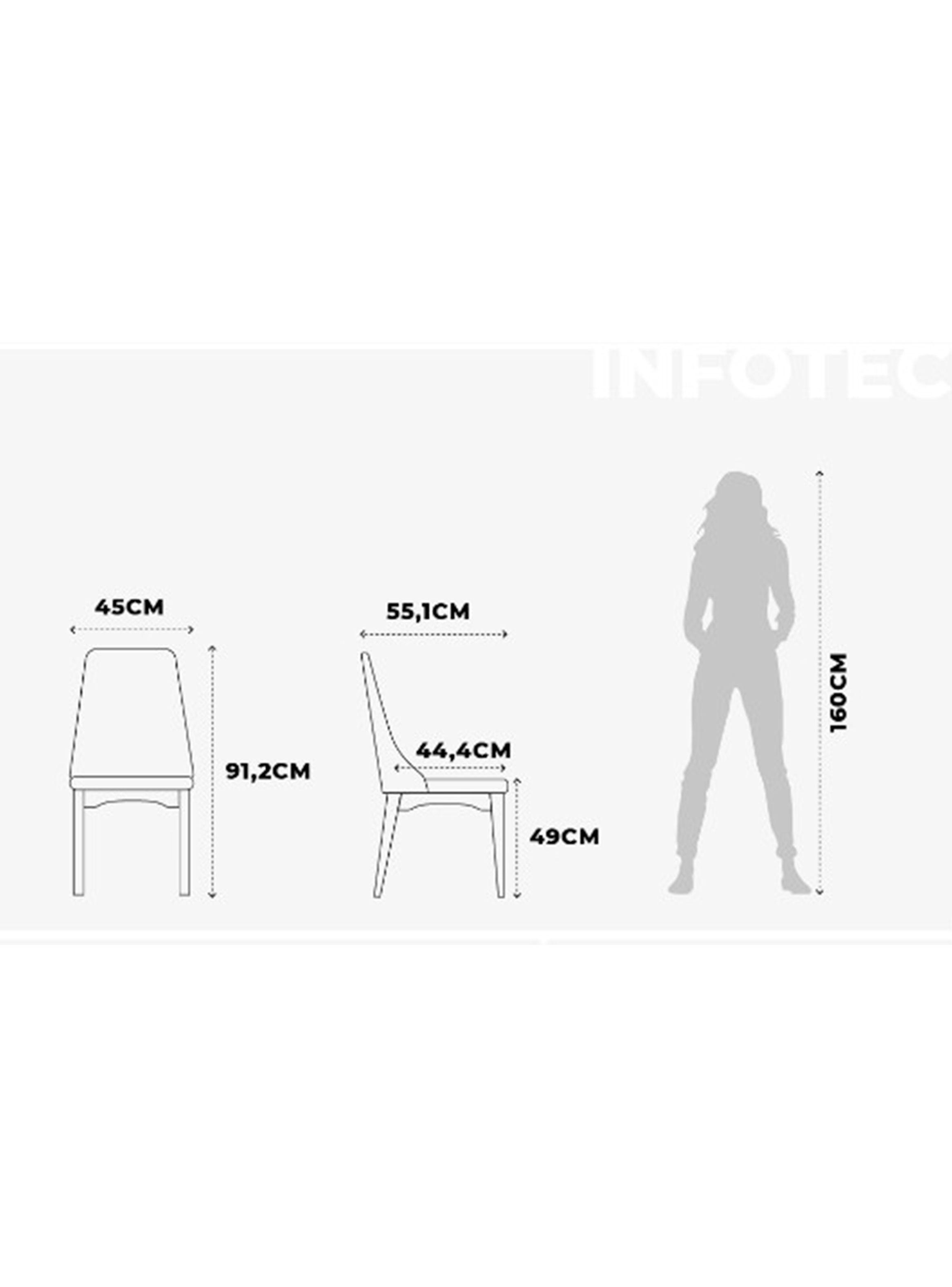 Comedor Float Ow 180 6 Sillas Elsie Beige-2