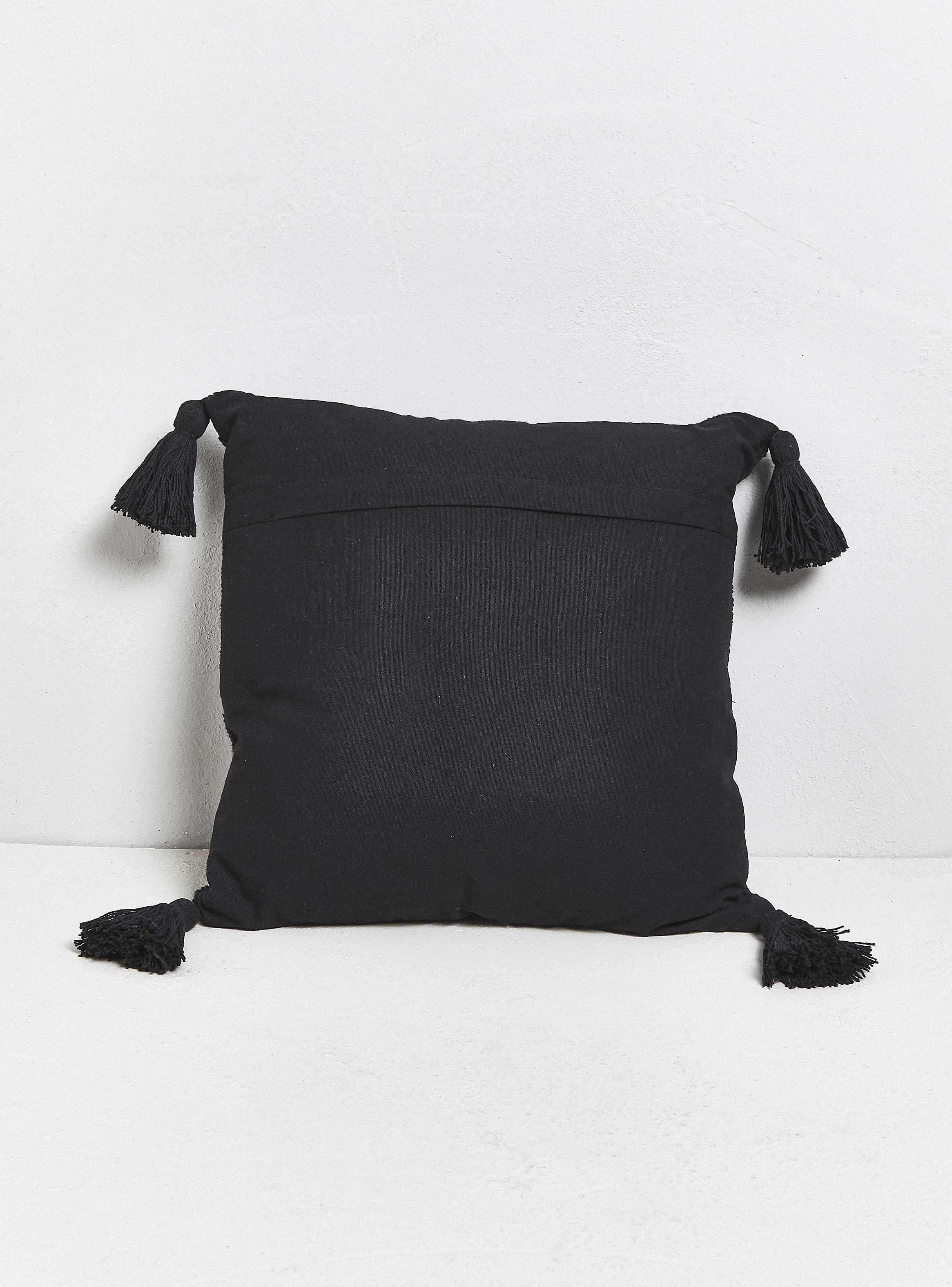 Cojín Etnico Ponpom 45x45 cm-1