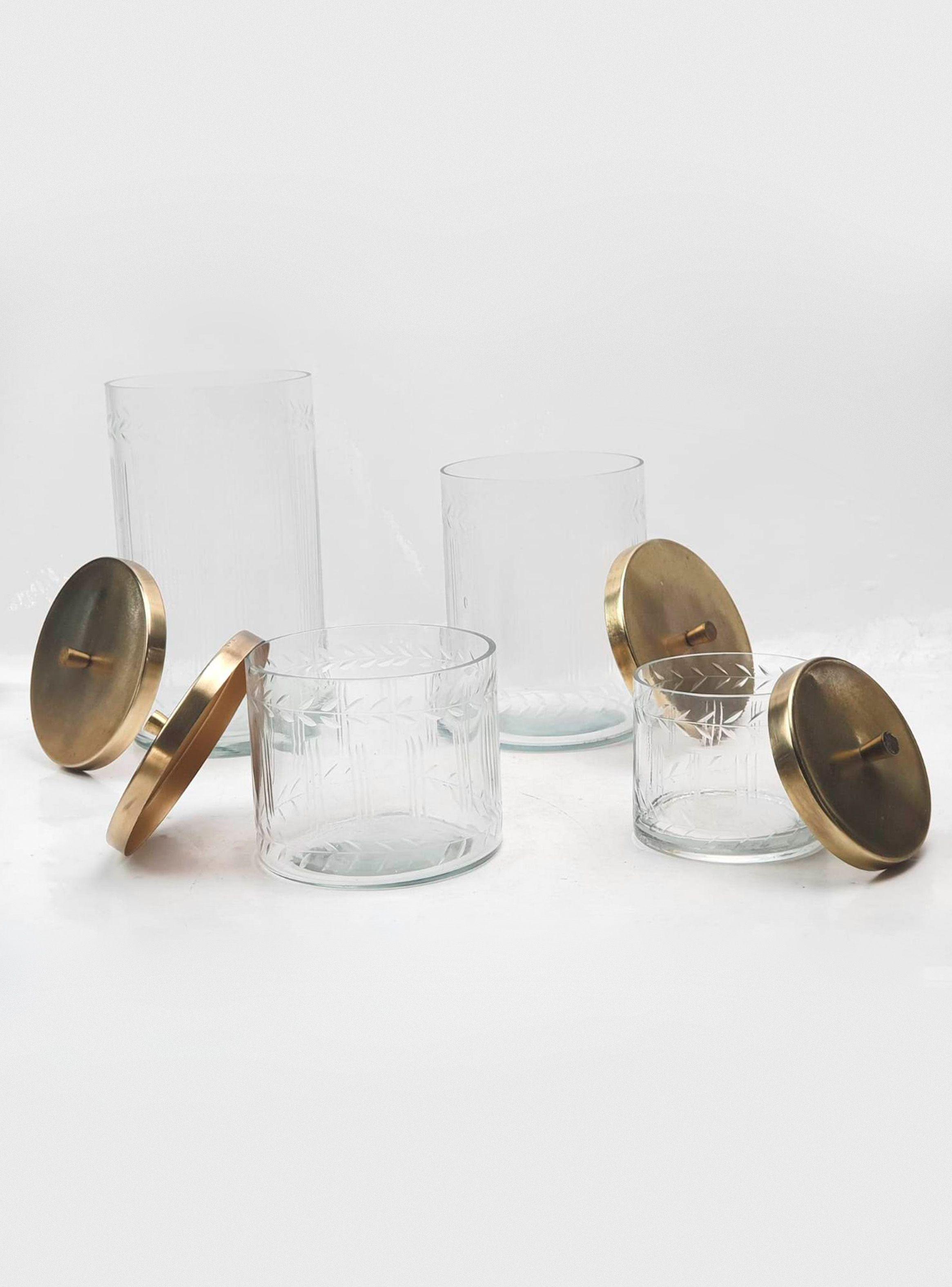 Canister con Tapa Bronce S-3