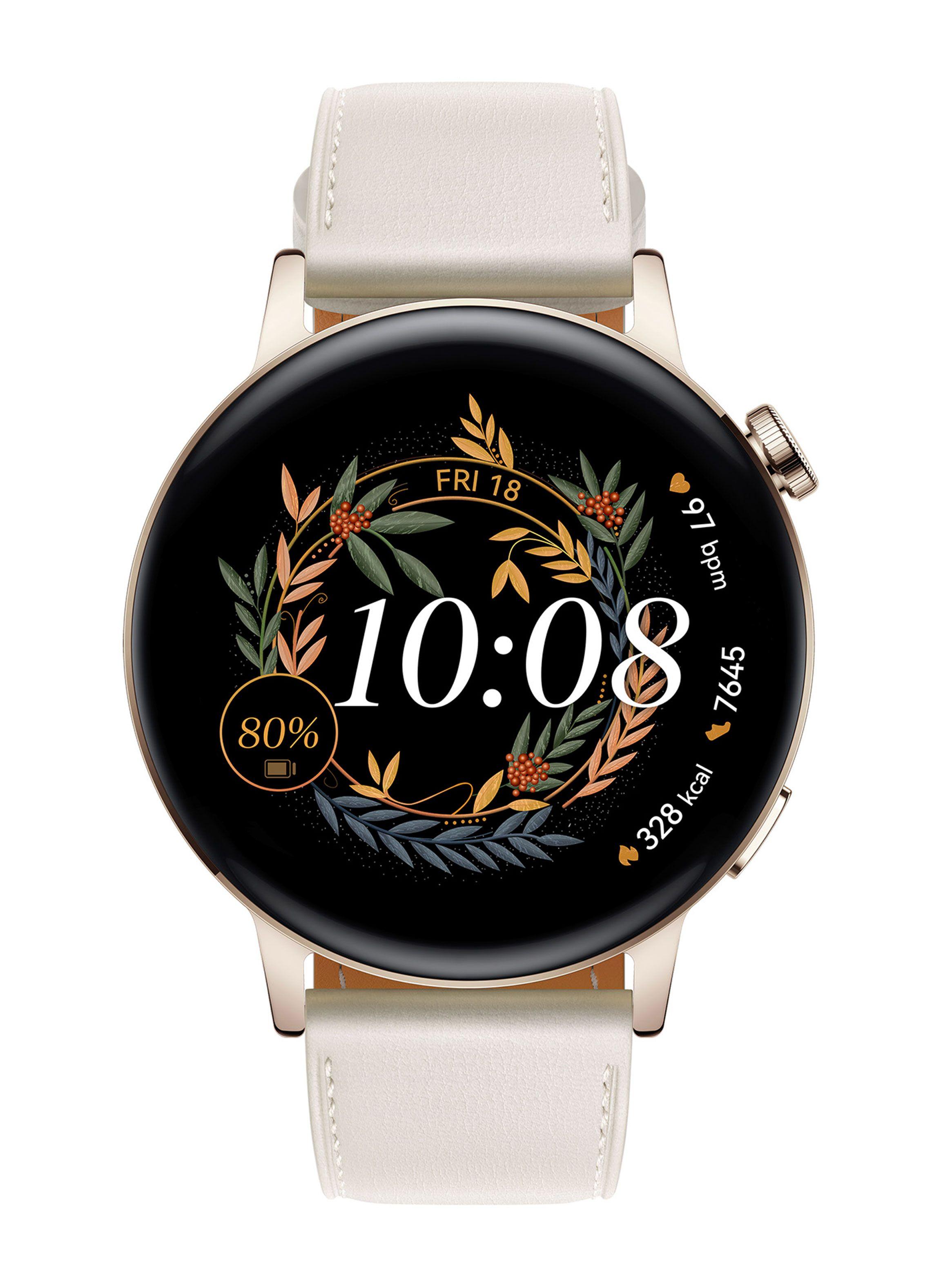 Smartwatch Watch GT 3 42mm Blanco + Garantía por Accidente-0